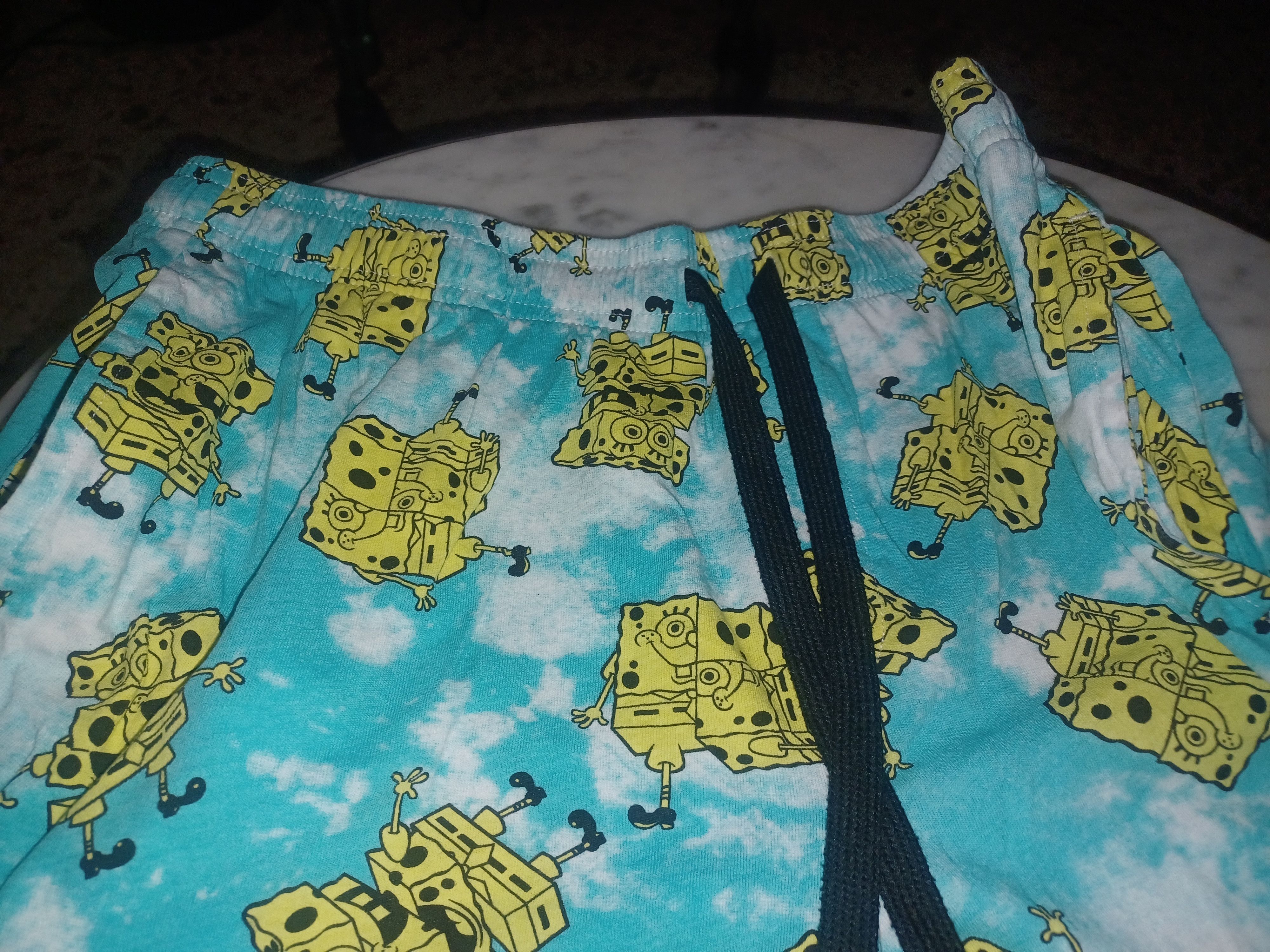 Other Sponge Bob Square Pants Men's Sleep Shorts Small Size US 30 / EU 46 - 2 Thumbnail