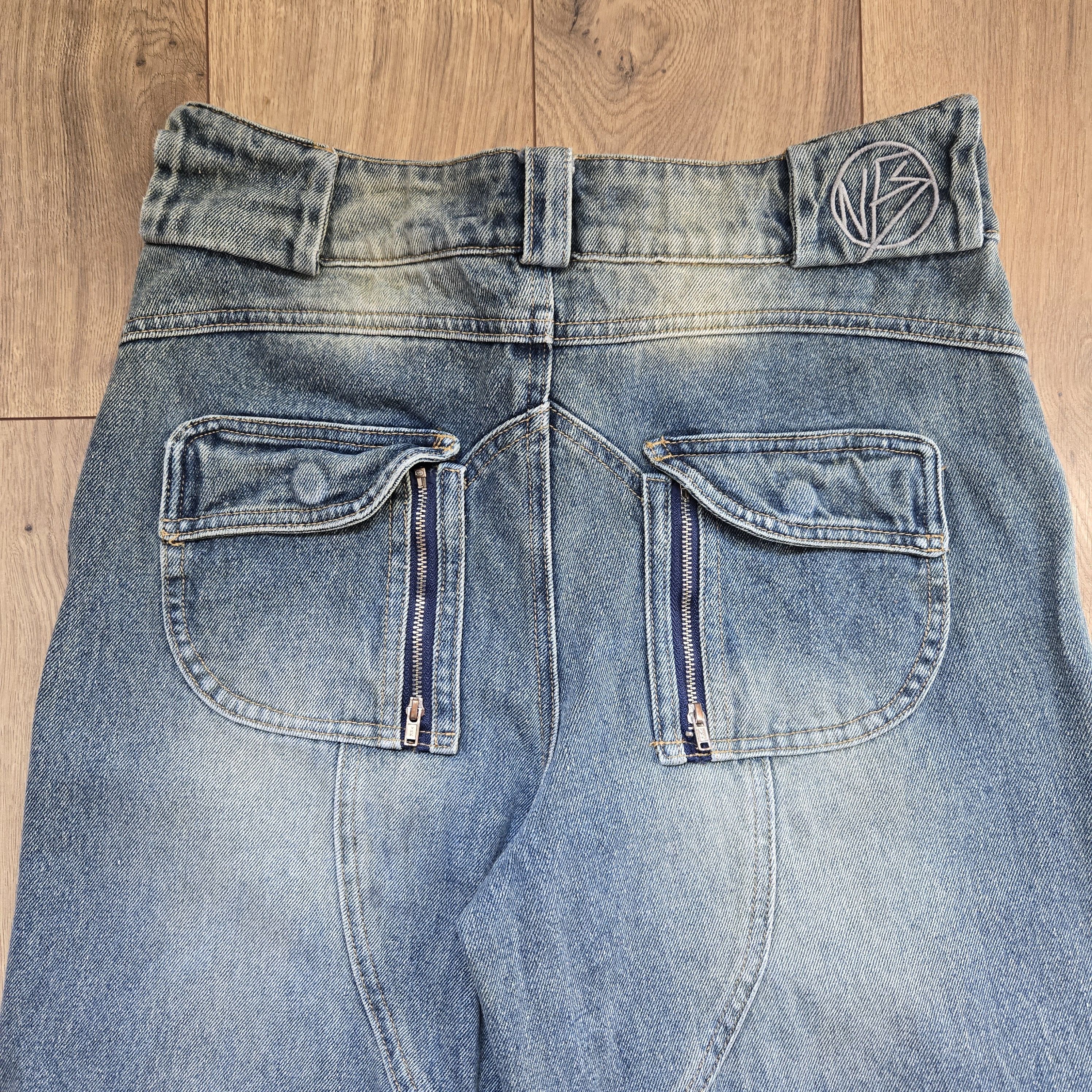 No Faith Studios No Faith Studios Basic Flared Denim Jeans Small Destroyed Size US 30 / EU 46 - 7 Thumbnail