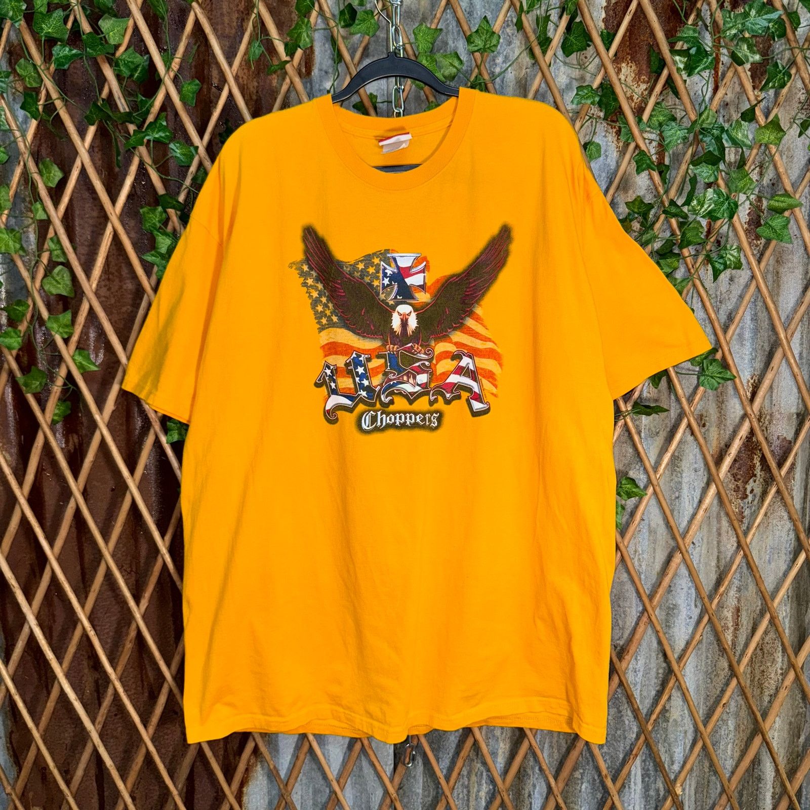 Sonoma Vintage Y2K USA choppers eagle sonoma iron cross 00s t-shirt Size US XXL / EU 58 / 5 - 1 Thumbnail