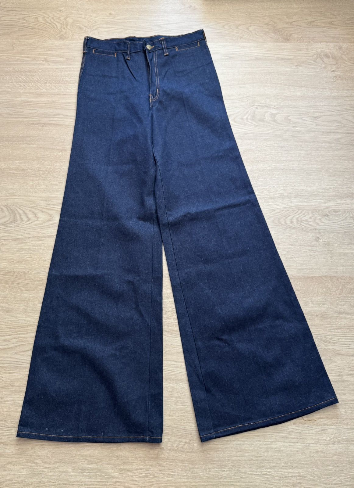 HippyTree Vintage 60-70’s Penisula Women’s Hippie Baggy Denim Jeans Size 32" / US 10 / IT 46 - 1 Thumbnail