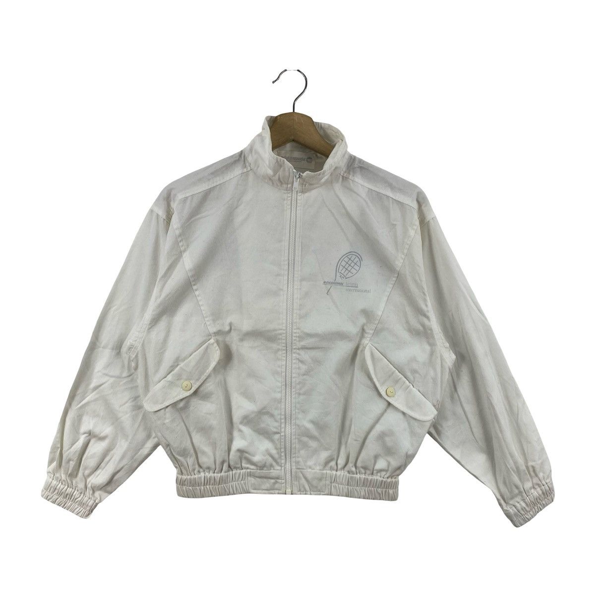 Vintage Vintage ROSSIGNOL TENNIS INTERNATIONAL Track Jacket Size M / US 6-8 / IT 42-44 - 3 Thumbnail