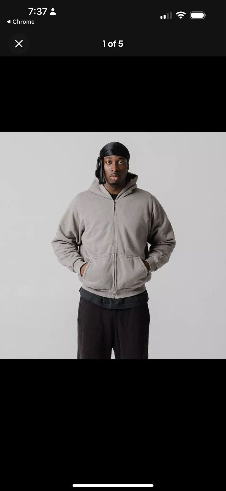 Gap Yeezy gap oversized zip up fleece hoodie six xl Size US XL / EU 56 / 4 - 7 Thumbnail
