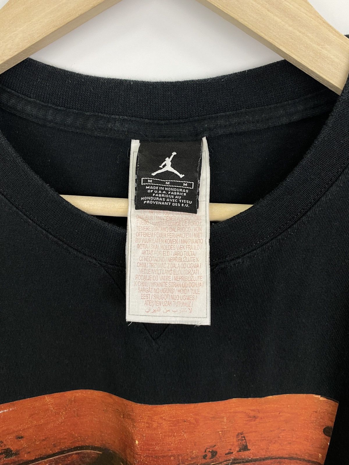 Jordan Brand × Nike × Vintage 🇺🇸 Vintage 90s Jordan Banned T-Shirt Rare Retro USA Hype Y2K Size US L / EU 52-54 / 3 - 6 Thumbnail