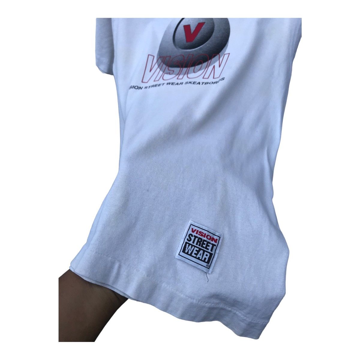 Vision Streetwear Vintage Vision Streetwear Skate Tee Streetwear Shirt-STAINS Size US S / EU 44-46 / 1 - 11 Thumbnail