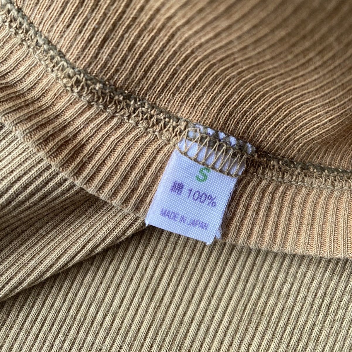 Helmut Lang 90’s Archive Micro Ribbed T Shirt Size US S / EU 44-46 / 1 - 5 Thumbnail