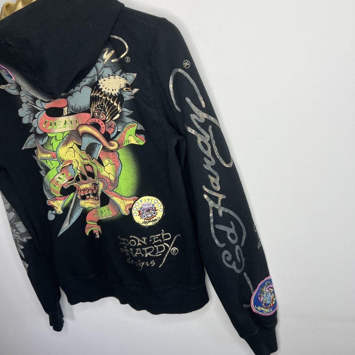 Christian Audigier vintage ed hardy zip hoodie christian audigier budda Size S / US 4 / IT 40 - 7 Thumbnail