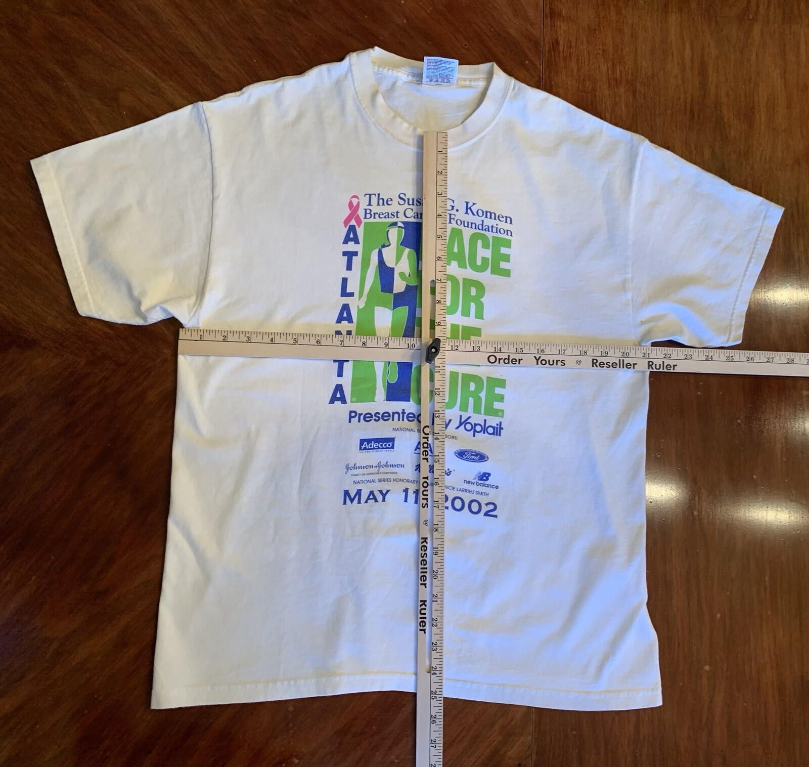 The Unbranded Brand Women's Large Race for the Cure breast cancer T-shirt Size L / US 10 / IT 46 - 4 Thumbnail