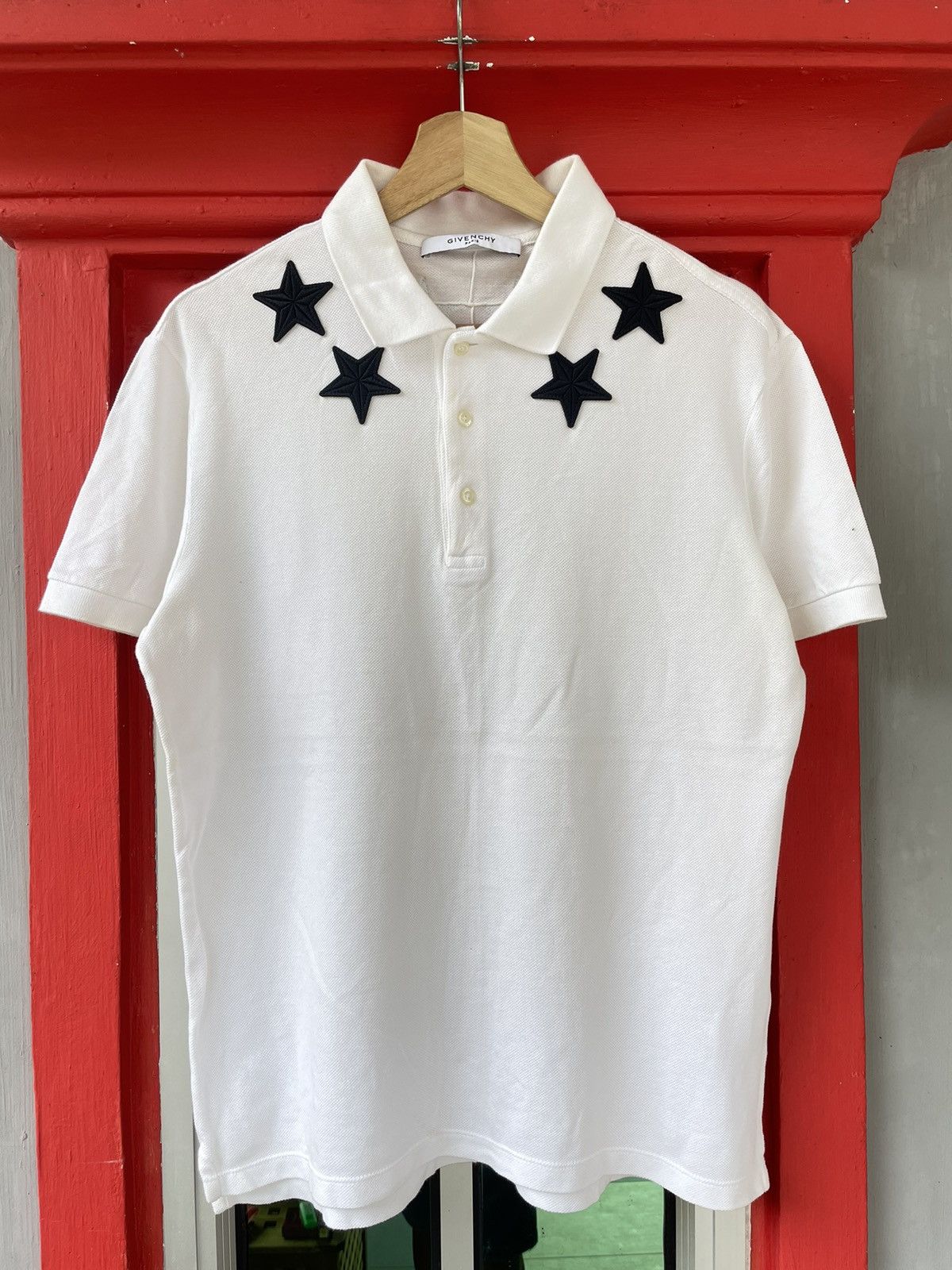 Givenchy Givenchy Star Patch Polo Tshirt Grailed