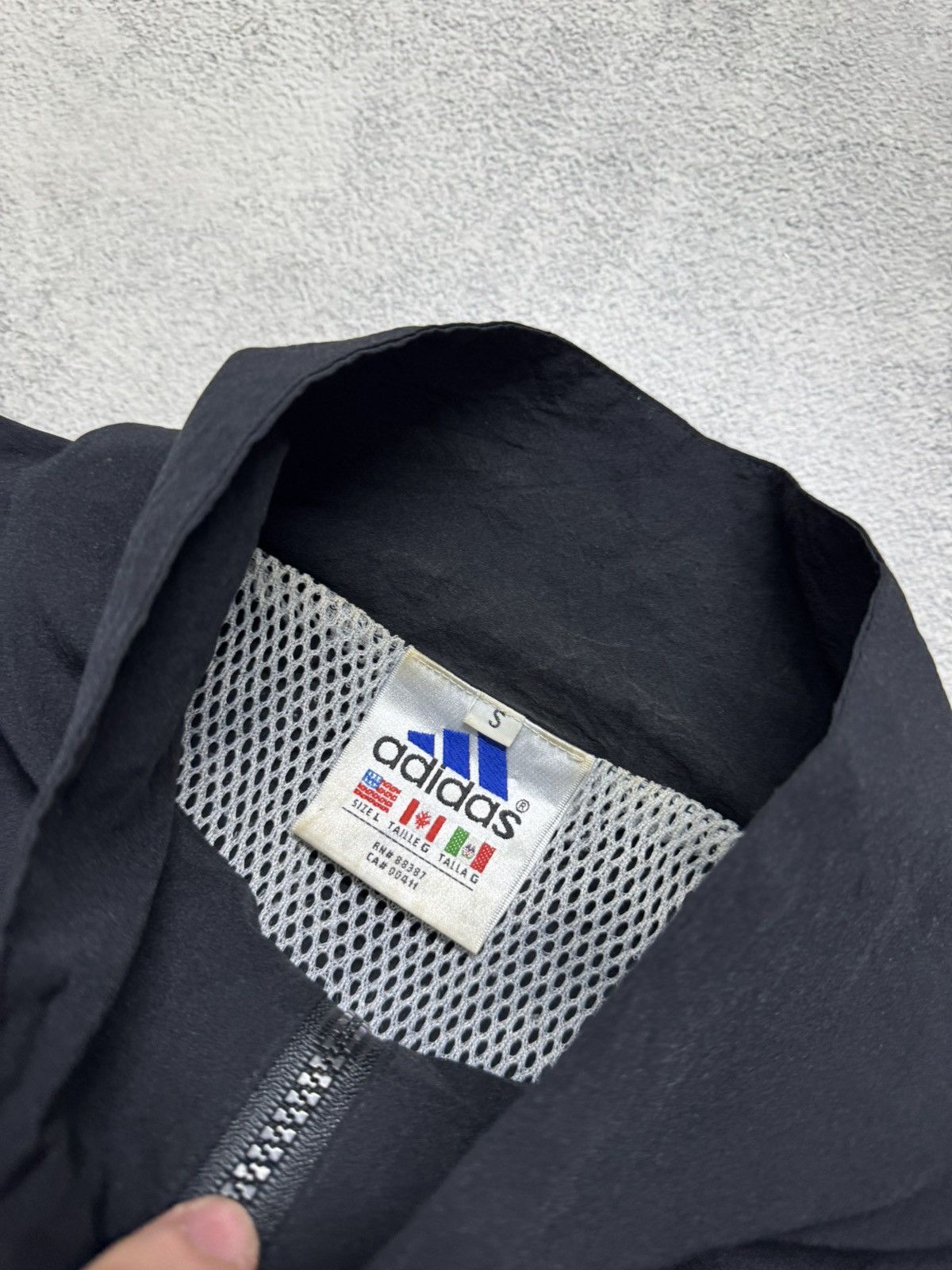 Adidas Vintage Y2k Adidas Nylon Logo Jacket 90’s Size US S / EU 44-46 / 1 - 10 Thumbnail