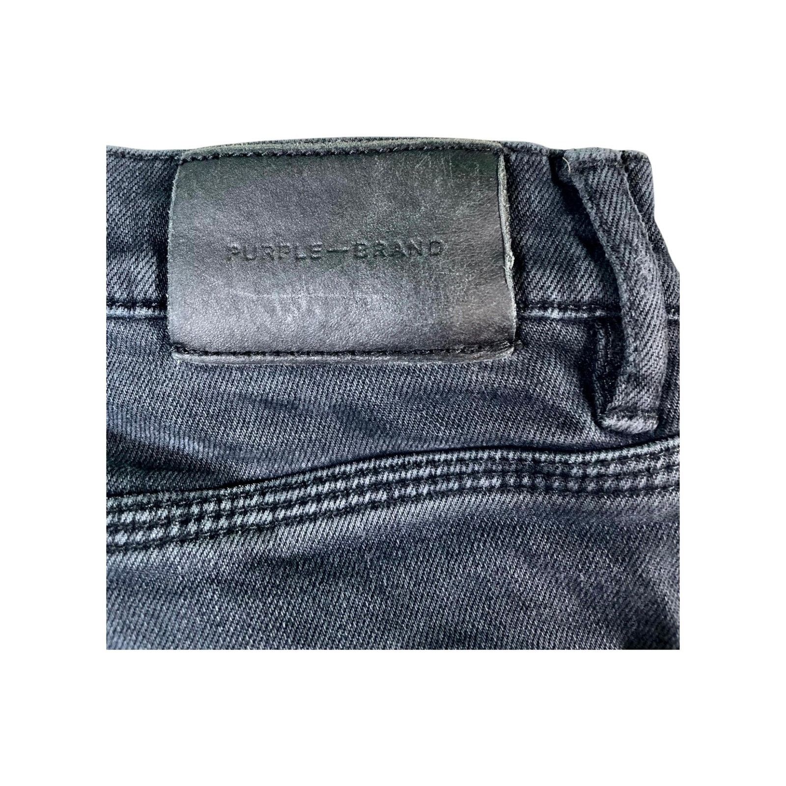 Purple Brand Purple Brand Paisley Patchwork Black Wash Jeans Size US 29 - 4 Thumbnail
