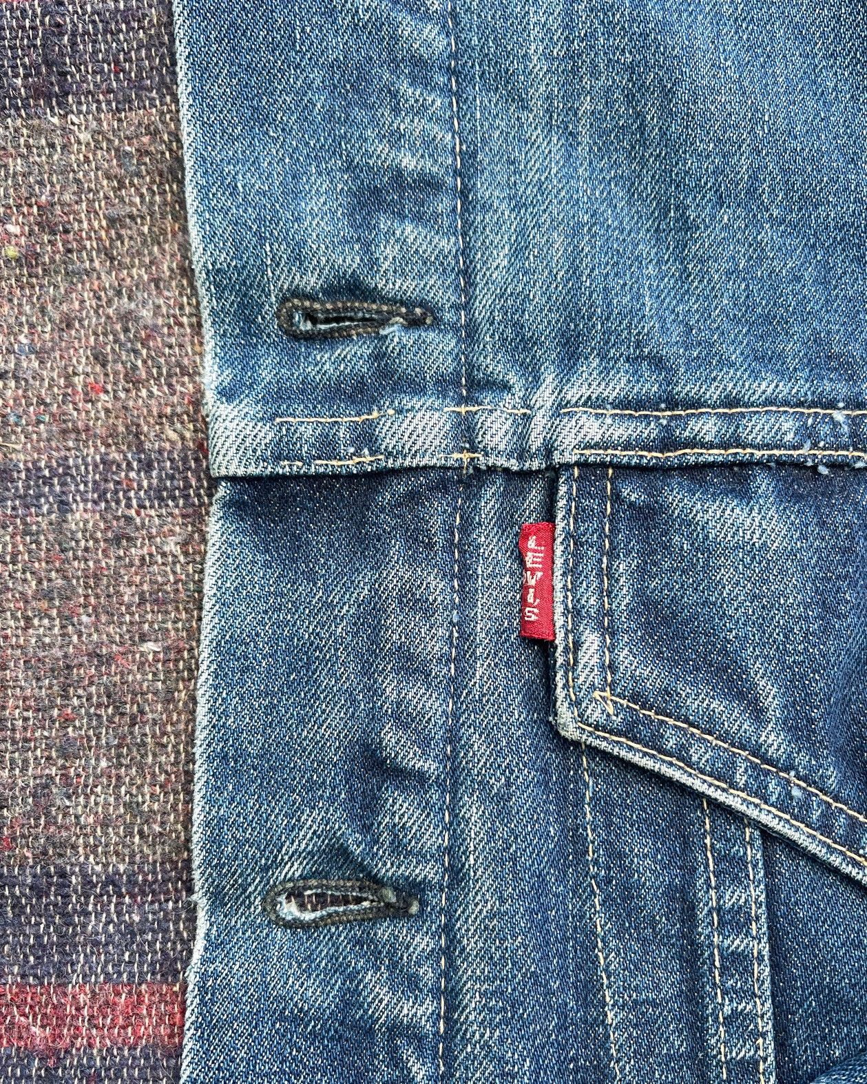 Levi's Levi’s Type III Big E Blanket-Lined Denim Jacket – 1960s OG Size US M / EU 48-50 / 2 - 5 Thumbnail