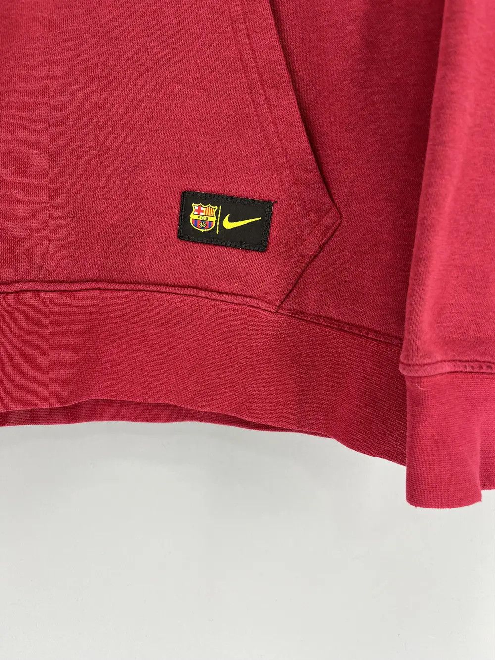 Nike × Vintage Vintage Nike FCB Barcelona Big Logo Y2k Hoodie Size US M / EU 48-50 / 2 - 7 Thumbnail