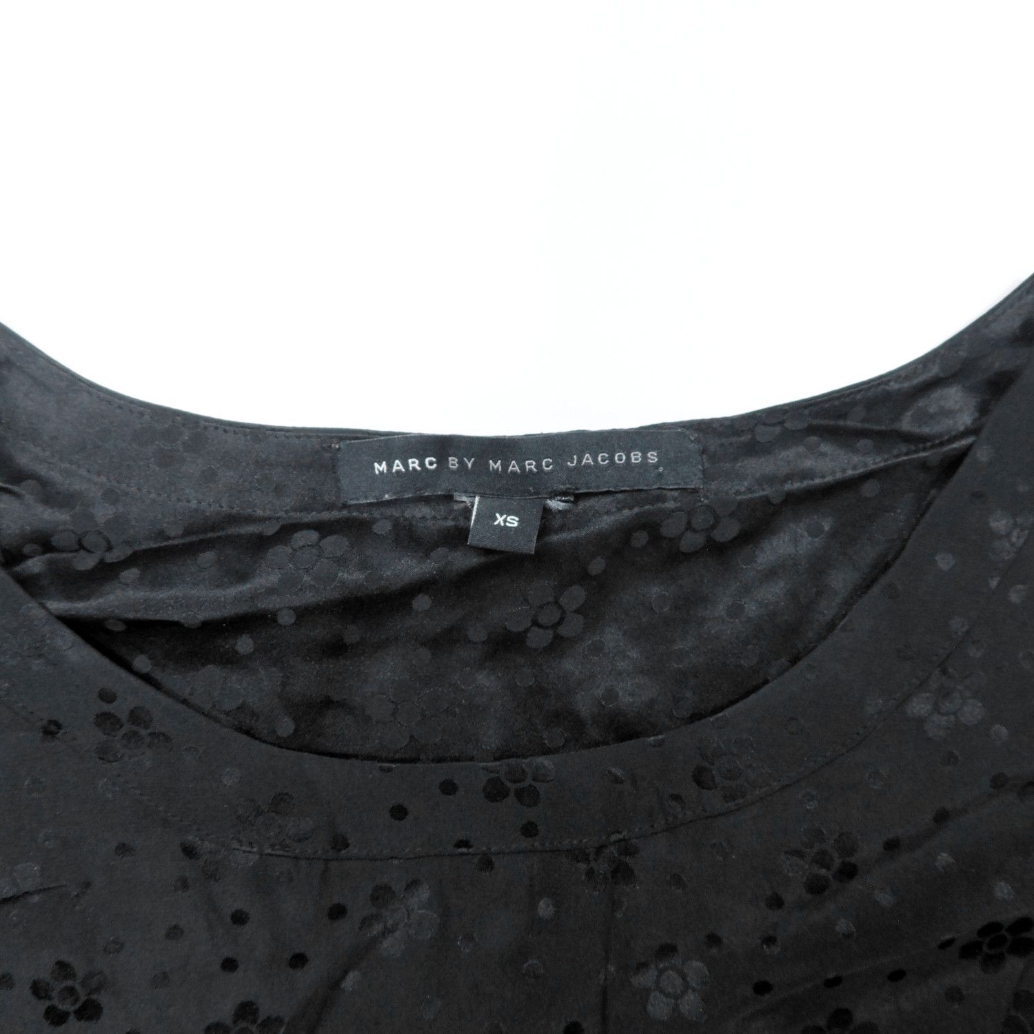 Marc Jacobs MARC BY MARC JACOBS RUFFLE TIERED SILK DROP WAIST MINI DRESS Size XS / US 0-2 / IT 36-38 - 3 Thumbnail