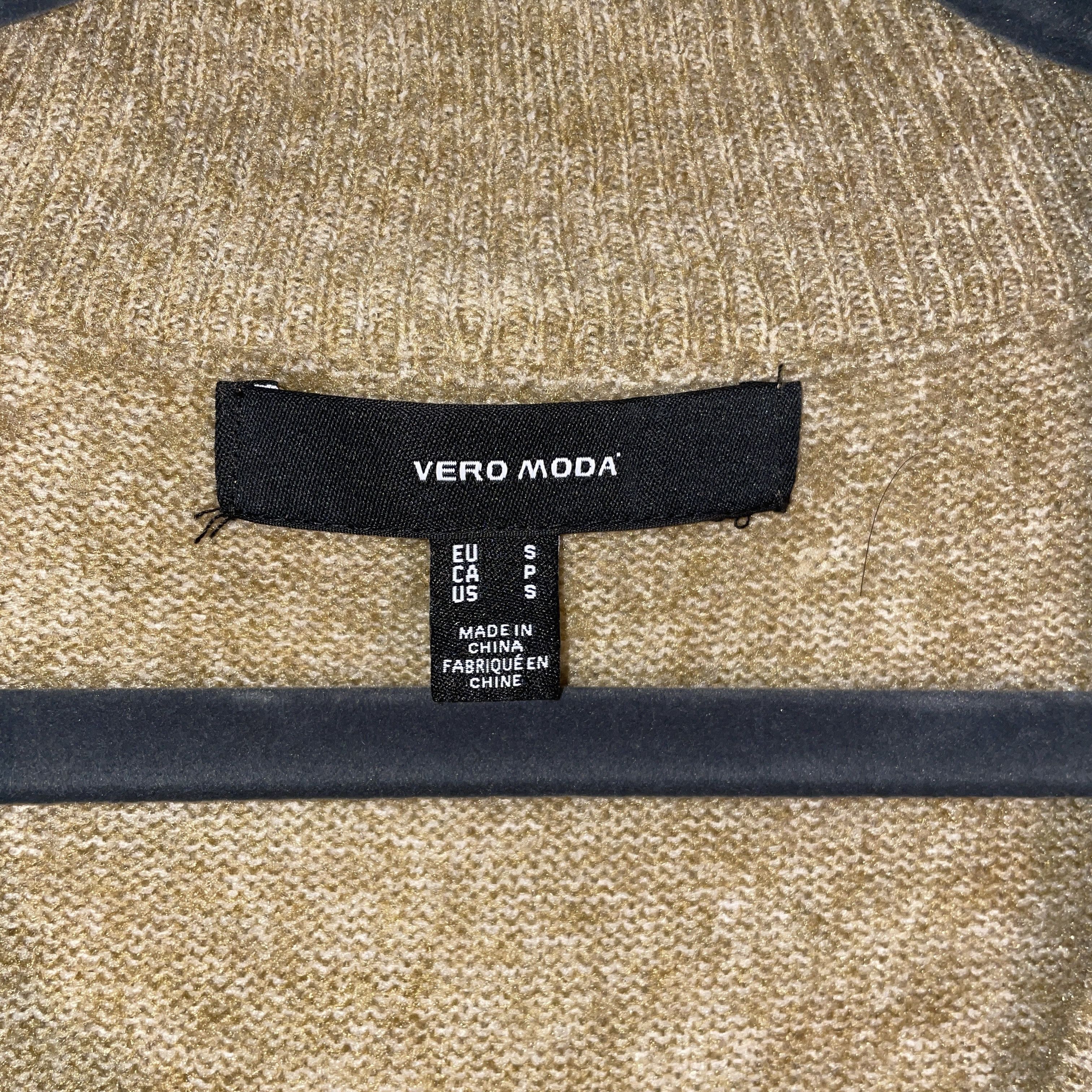 Other VERO MODA Cropped Cardigan Sweater size S Nutmeg Brown Size S / US 4 / IT 40 - 3 Thumbnail