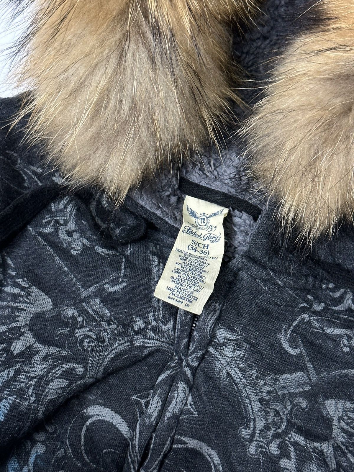 If Six Was Nine Fur hoodie faded glory Styled ifsix lgb Size US M / EU 48-50 / 2 - 7 Thumbnail