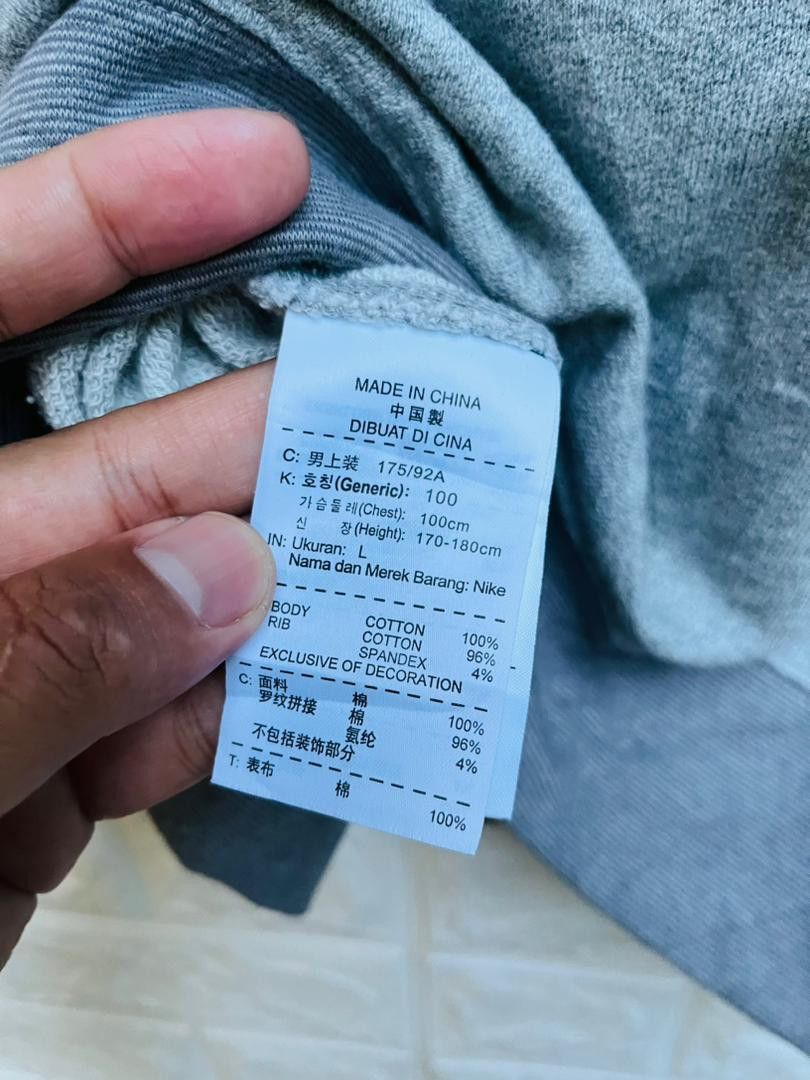 Japanese Brand × Nike Vintage Nike Big Logo Japanese Designer Fashion Style Size L / US 10 / IT 46 - 10 Thumbnail
