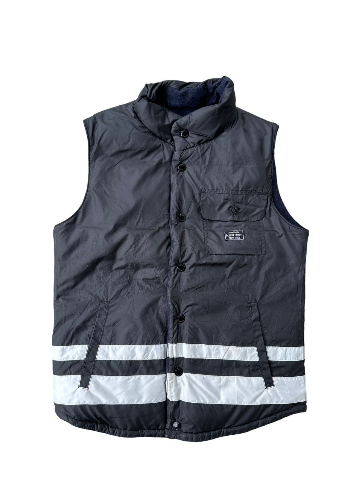 Schott Schott reversible puffer vest jacket Size US S / EU 44-46 / 1 - 1 Thumbnail