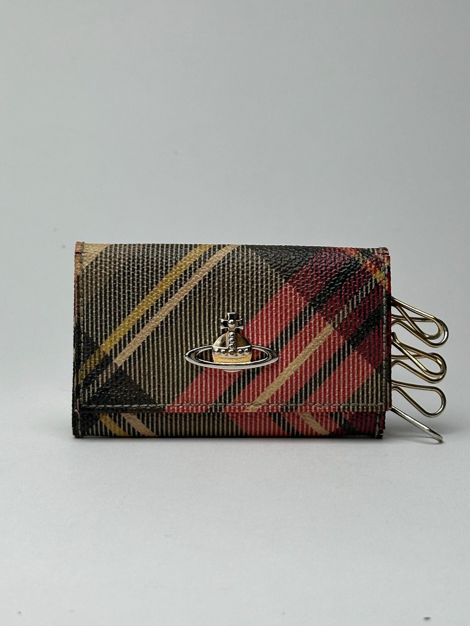 Vivienne Westwood Vintage Leather Key Holder checked Size ONE SIZE - 1 Thumbnail