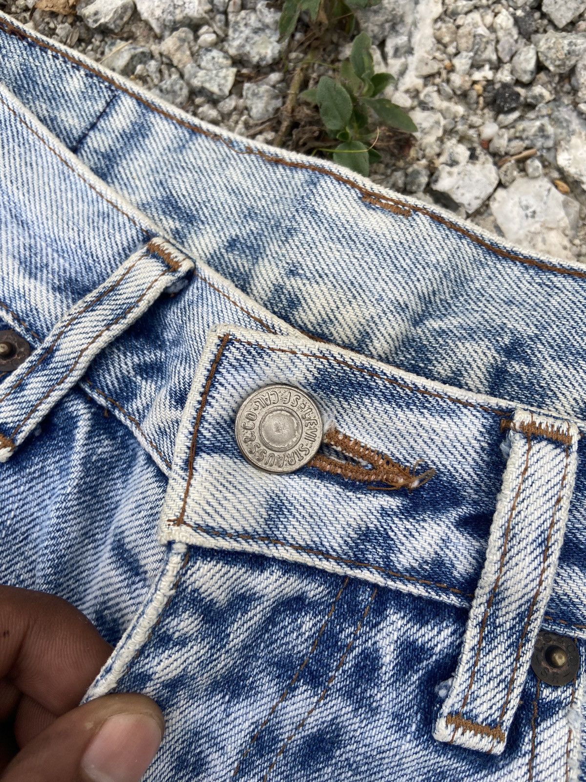 If Six Was Nine × Levi's × Vintage Vintage Levis Big E 502xx Selvadge Denim Size US 28 / EU 44 - 14 Thumbnail