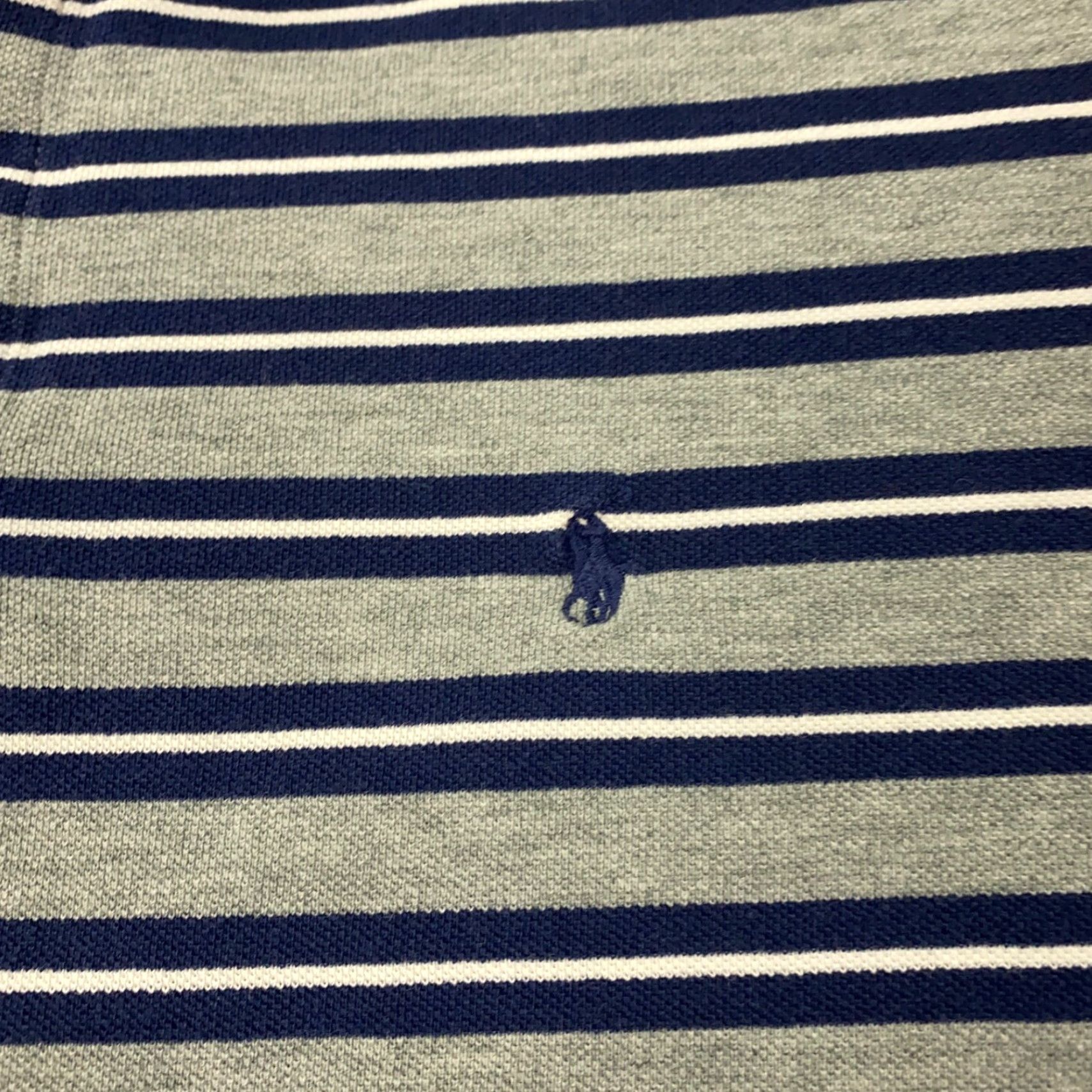 Polo Ralph Lauren Polo Ralph Lauren Shirt Mens Large Gray Blue Striped Pony Preppy Polo Shirt Mens Large Gray Blue Striped Pony Preppy Size US L / EU 52-54 / 3 - 2 Thumbnail