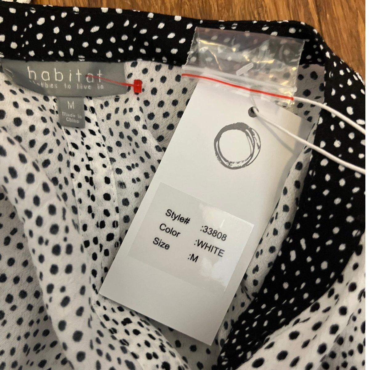 Habitat Habitat polka dot Tie Sleeve Button Up Top Size M 33808 Size M / US 6-8 / IT 42-44 - 3 Thumbnail