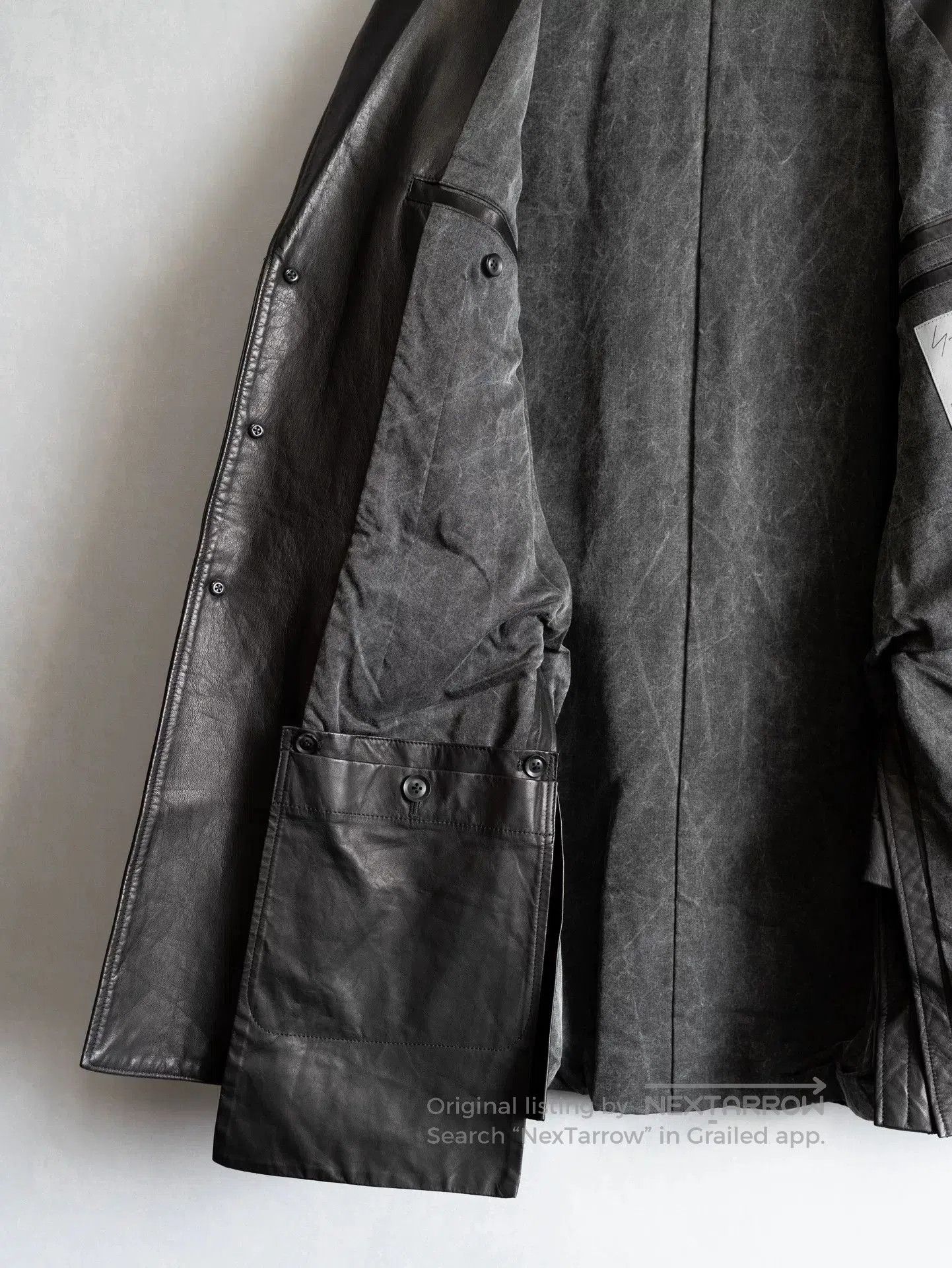 Isamu Katayama Backlash Yohji Yamamoto Isamu Katayama Leather Jacket. Size US M / EU 48-50 / 2 - 8 Thumbnail