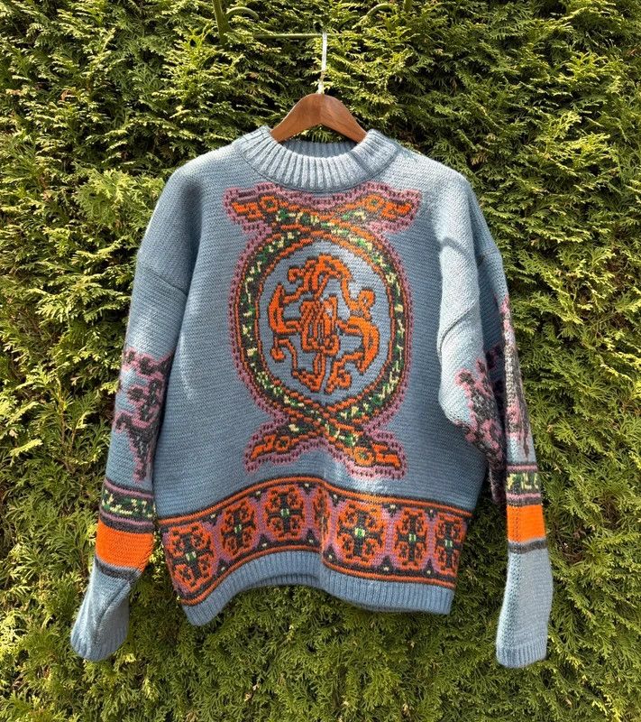 Oxbow Vintage Oxbow “Pohono” graphic knit – Made in France Size US XL / EU 56 / 4 - 1 Thumbnail