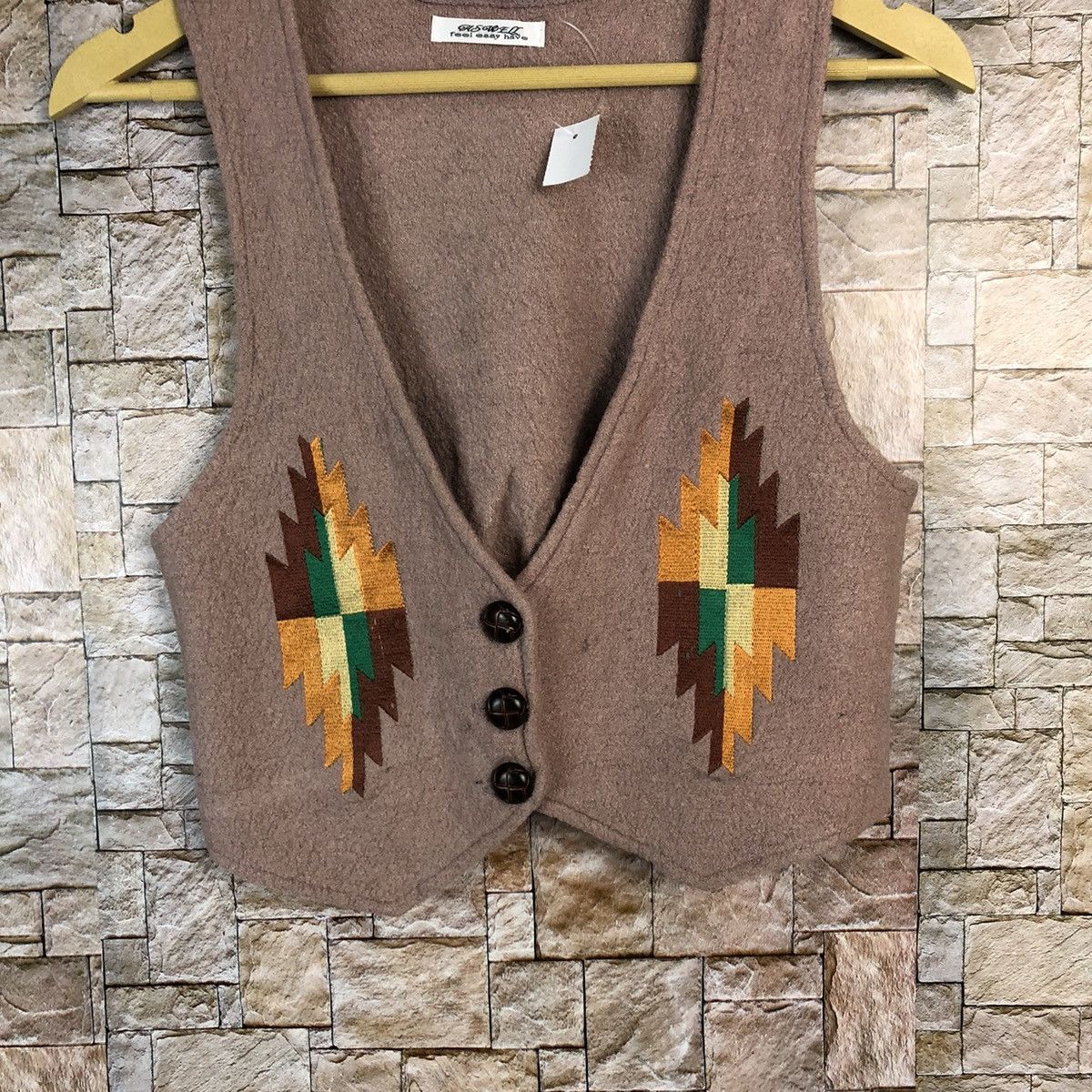 Vintage Hswell navajo art vintage Purple Vest #A525 Size US S / EU 44-46 / 1 - 3 Thumbnail