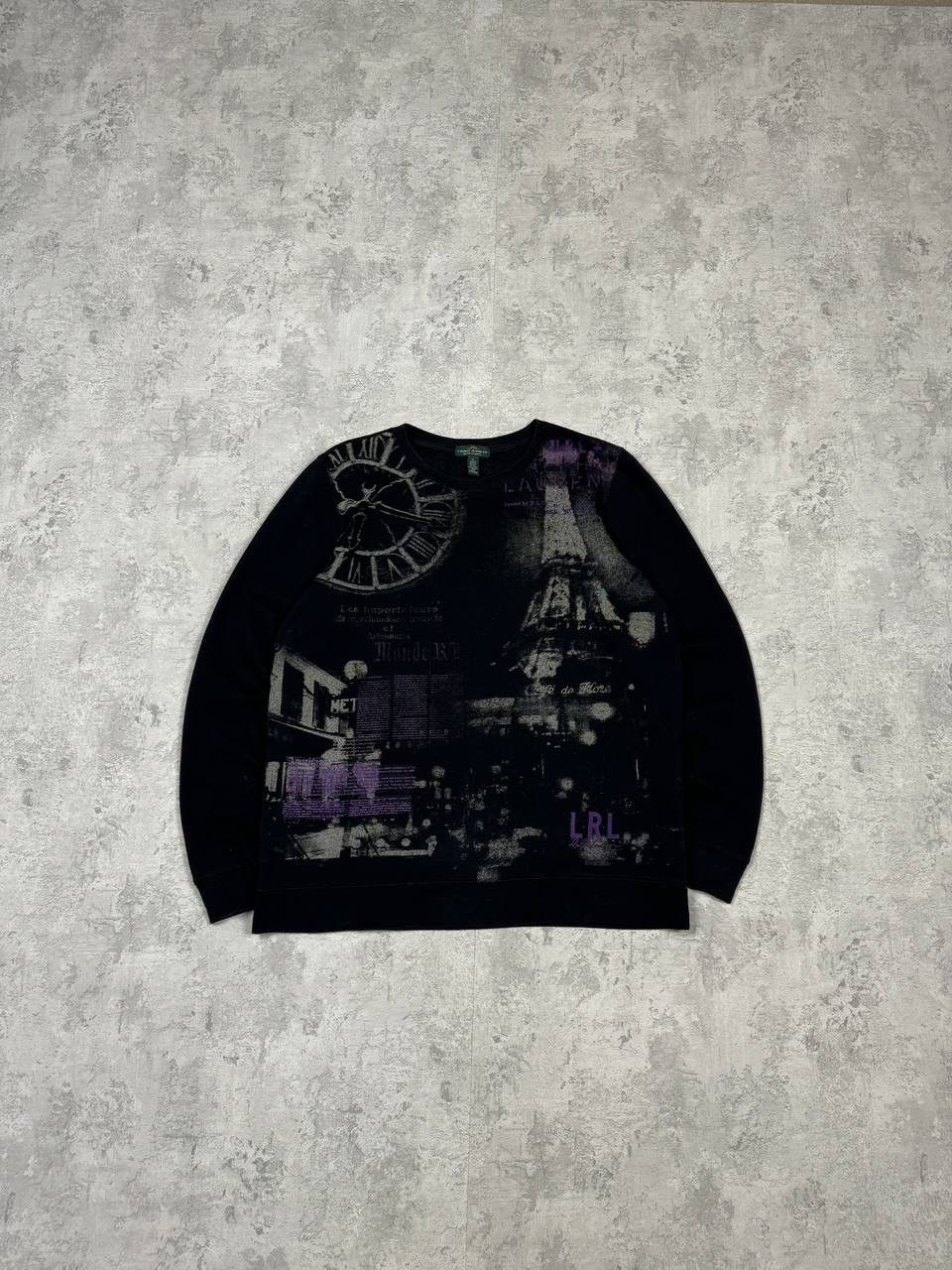 RRL Ralph Lauren Vintage Polo Ralph Lauren RLR Womens Sweatshirt Big Logo Size L / US 10 / IT 46 - 1 Thumbnail