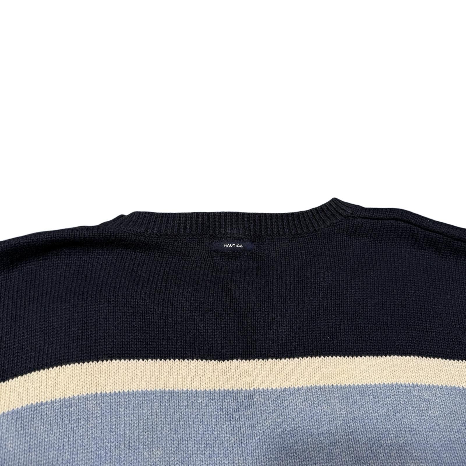 Nautica Nautica Striped Y2K Crewneck Sweater Size US XXL / EU 58 / 5 - 5 Thumbnail