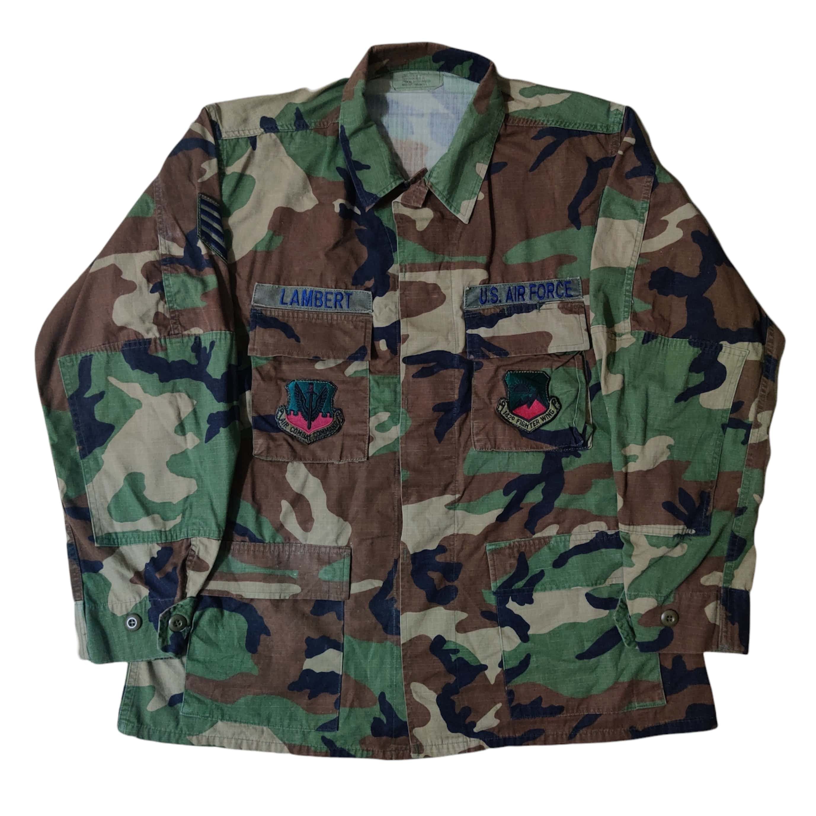 Vintage Vintage Us Air Force Camouflage Military Jacket Size US L / EU 52-54 / 3 - 2 Thumbnail