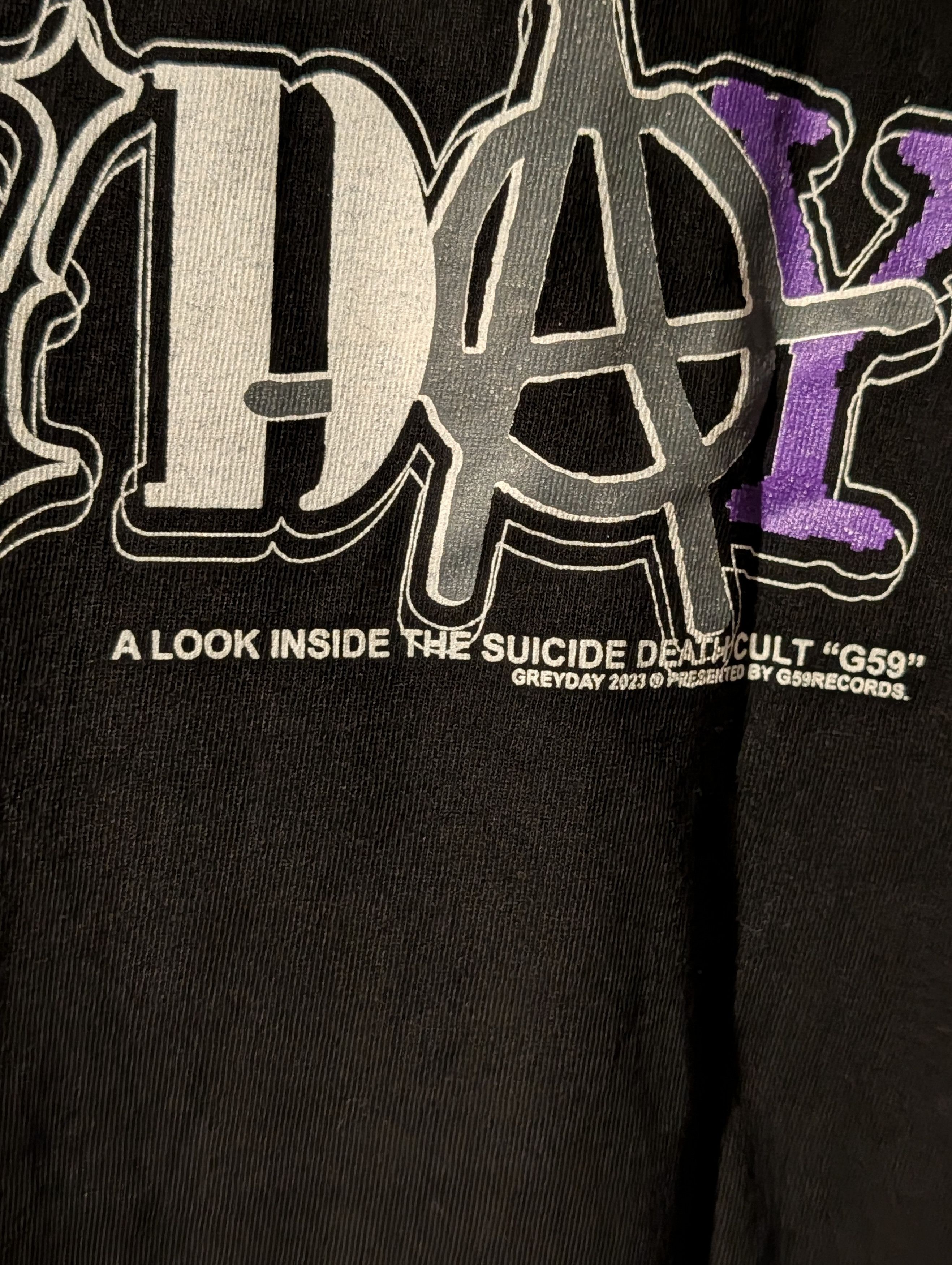 G59 Records G59 Suicideboys Grey Day 2023 Tour T Shirt Your Soul Size US XL / EU 56 / 4 - 5 Thumbnail