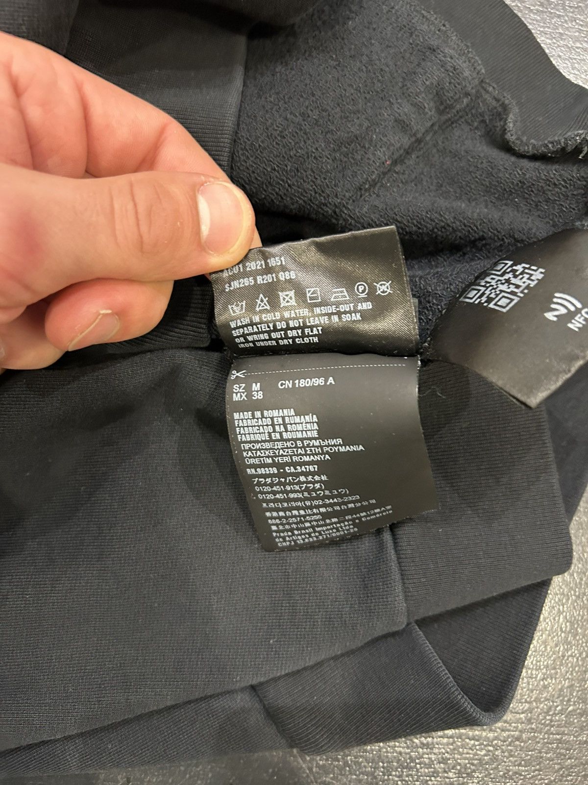 Prada Prada Hoodie Black Size US M / EU 48-50 / 2 - 5 Thumbnail