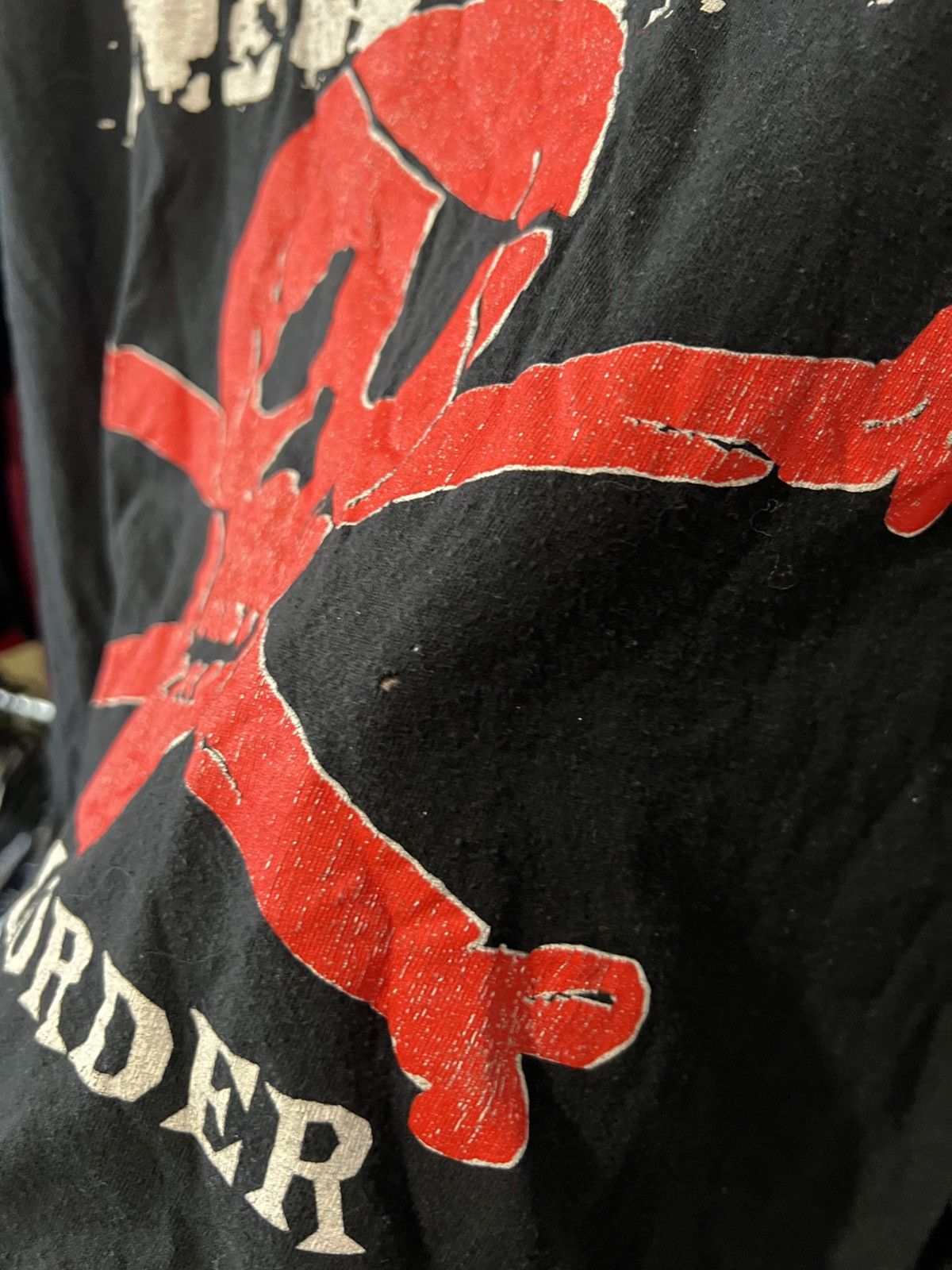 Band Tees × Vintage 2004 VINTAGE SWASTIKA NIX GUT MAILORDER TOUR BAND ROCK TEE Size US M / EU 48-50 / 2 - 5 Thumbnail