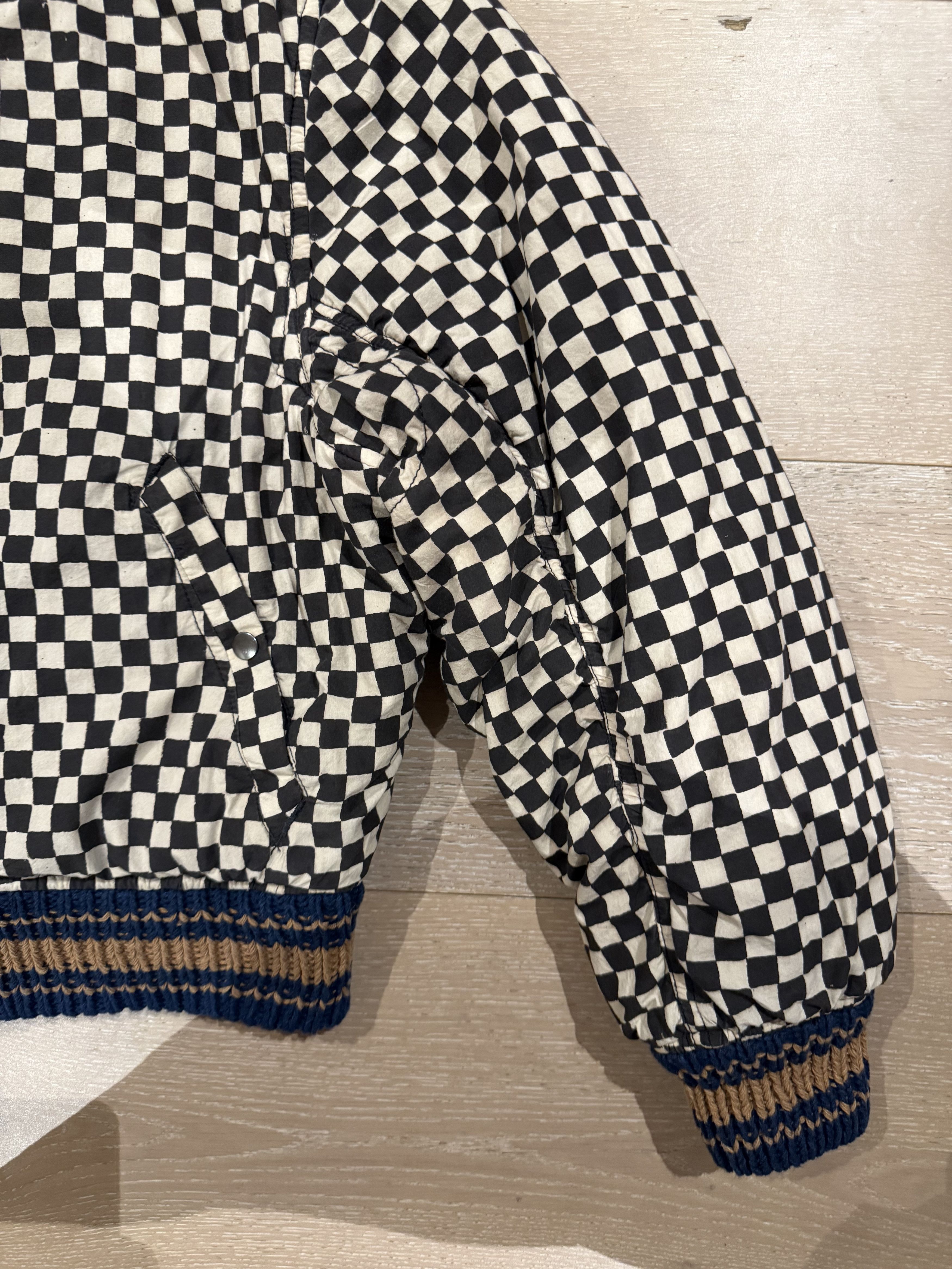 Story Mfg. 💚 Story Mfg. Handmade Seed Bomber Black Wonky-Wear Medium Size US M / EU 48-50 / 2 - 20 Thumbnail