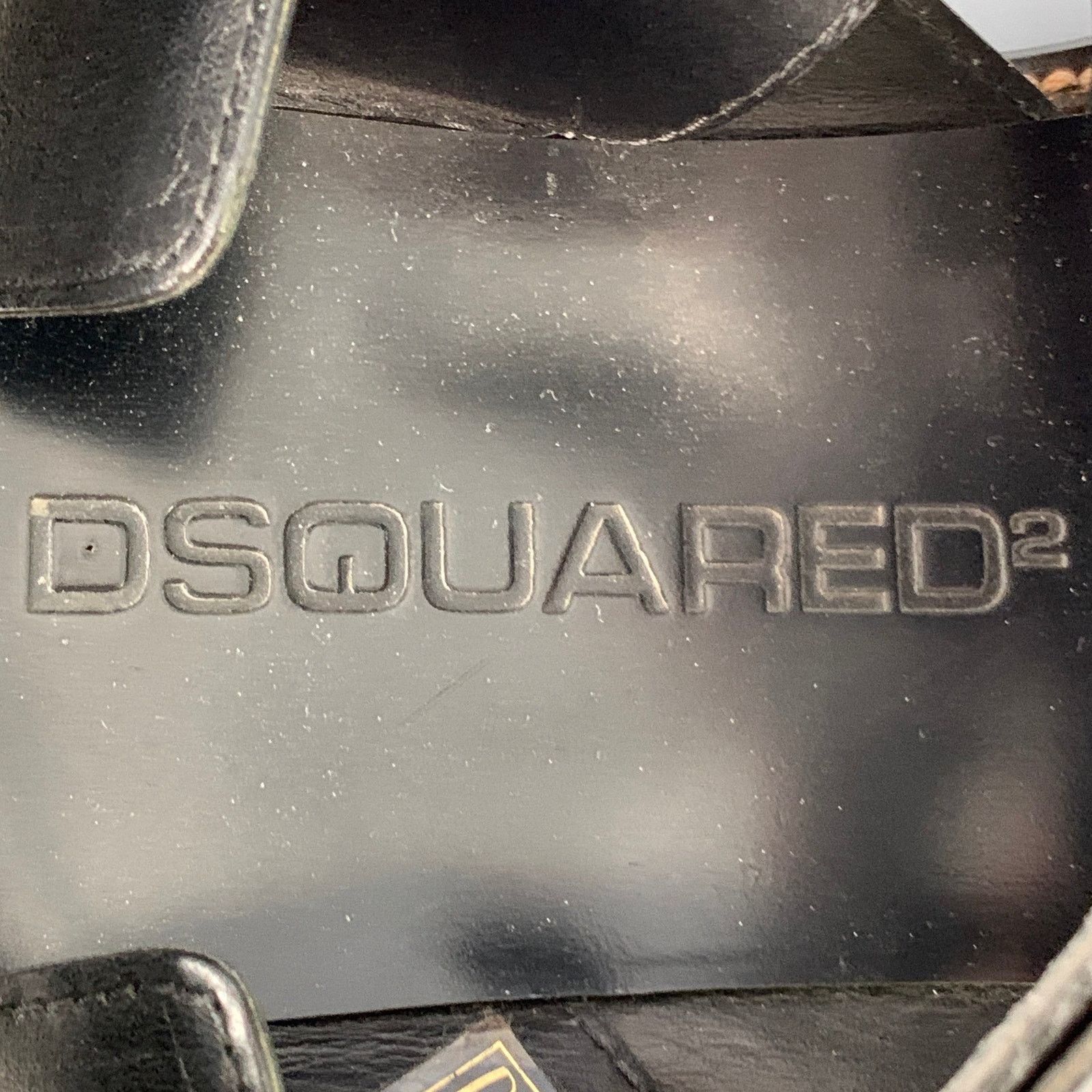 Dsquared2 DSQUARED2 Size 8 Harley Black Silver Leather Buckle Sandals Size US 8 / EU 41 - 7 Thumbnail
