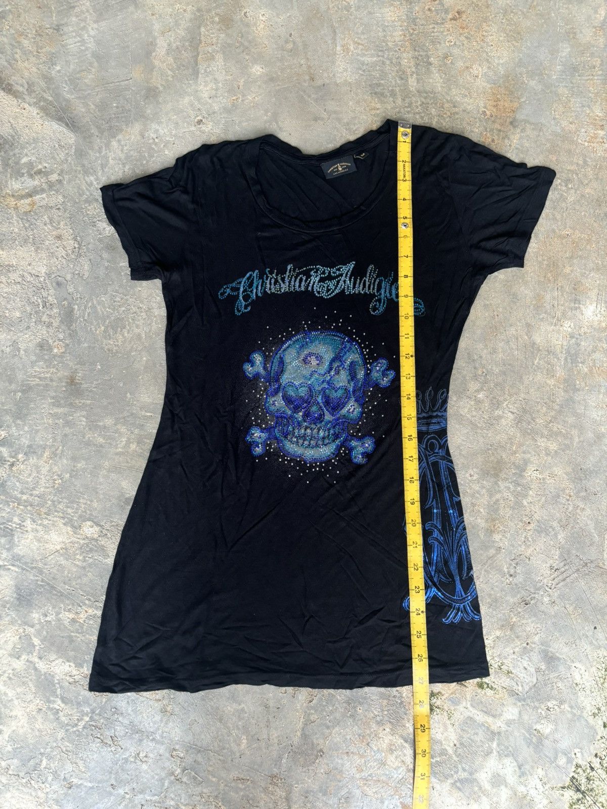 Hysteric Glamour Y2k Christian Audiger Los Angles Skull Women's Tshirt Size M / US 6-8 / IT 42-44 - 11 Thumbnail