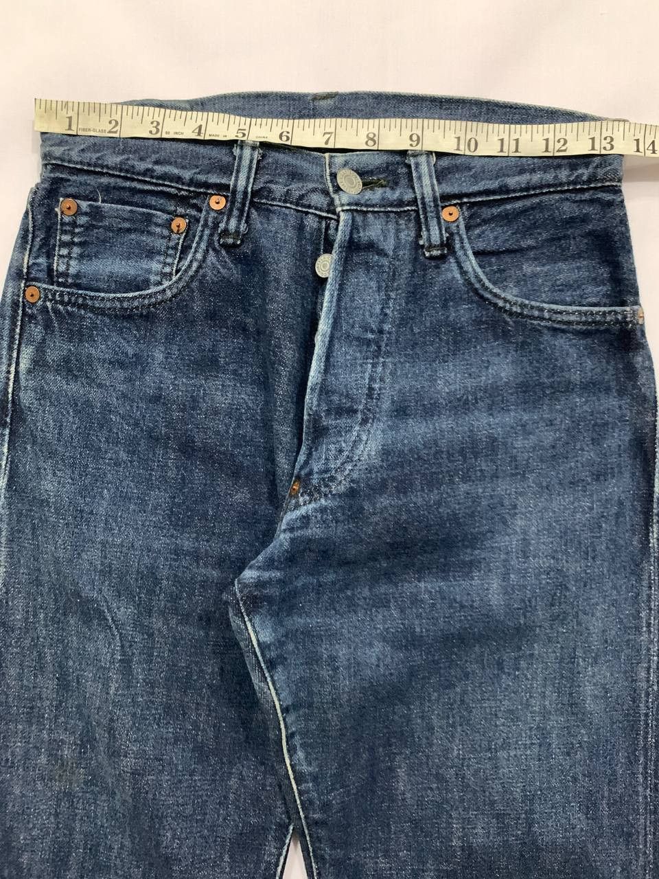 Evisu Vintage 2000s Evisu Pink Seagull Embroidery Selvedge Jeans Size US 26 / EU 42 - 11 Thumbnail