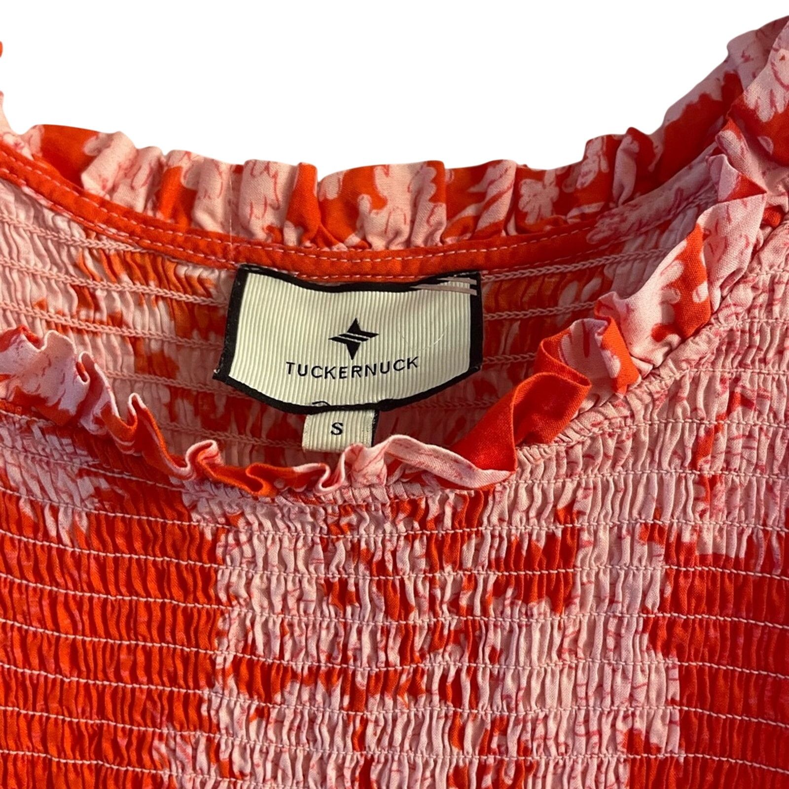 & Other Stories Tuckernuck Red and White Floral Sun Dress Size S / US 4 / IT 40 - 3 Thumbnail