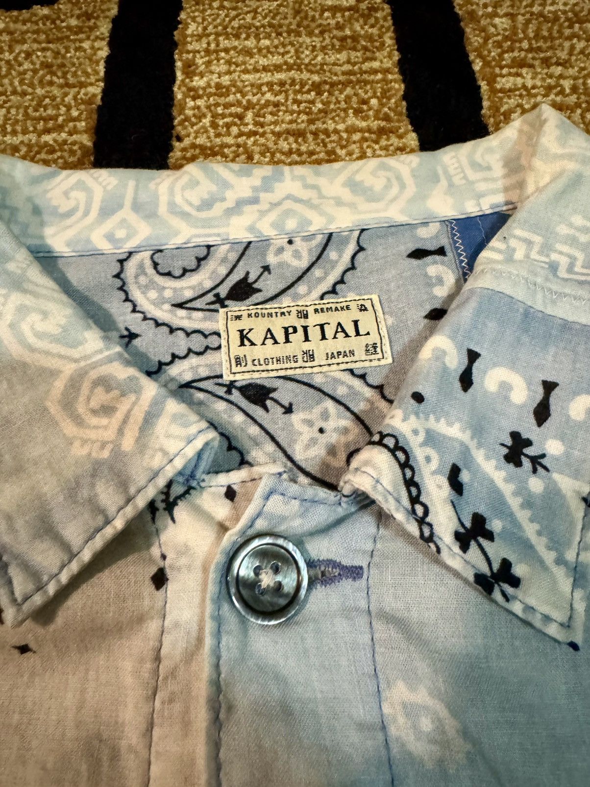 Kapital Kapital Bandana Patchwork Shirt Blue Size US XXL / EU 58 / 5 - 3 Thumbnail