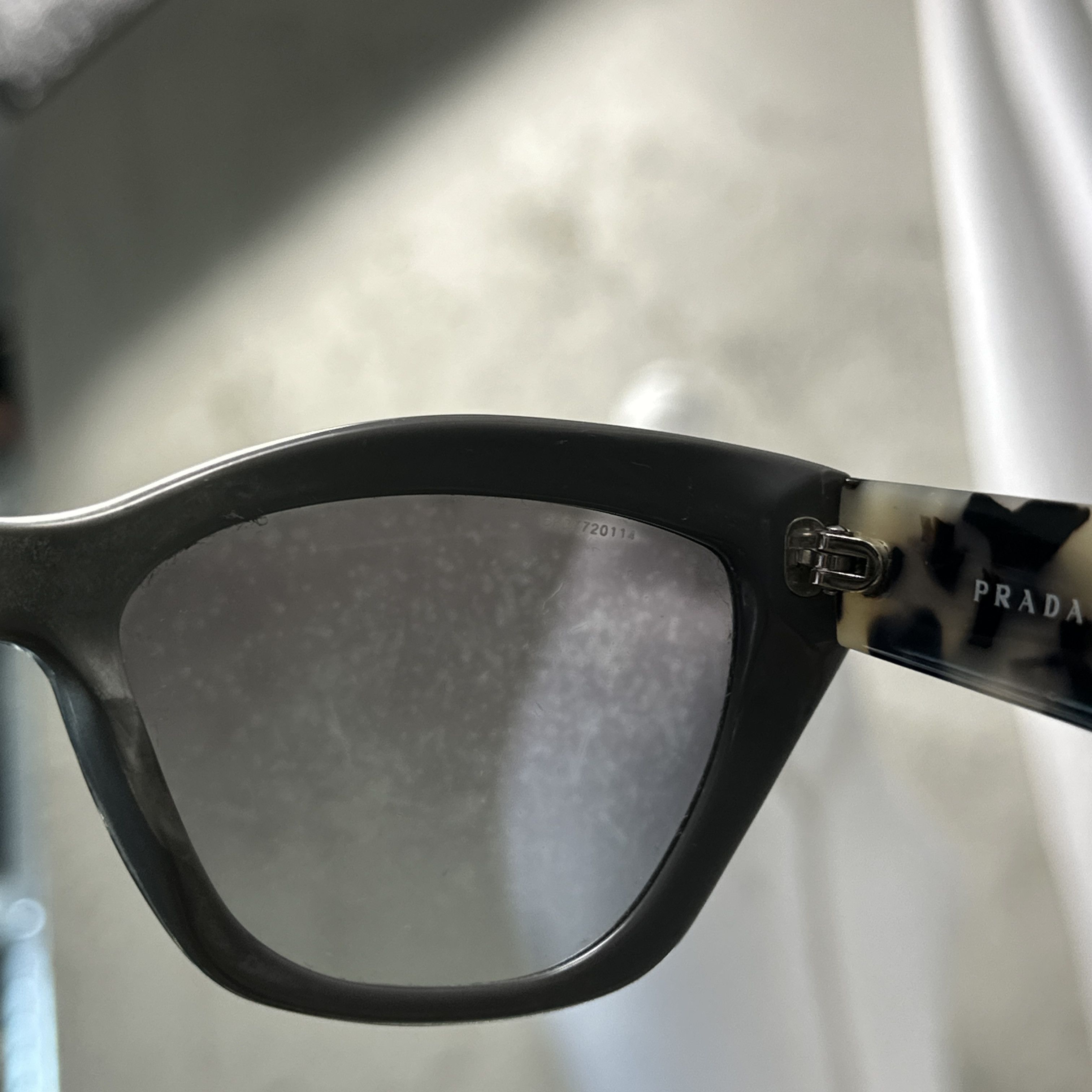 Prada Vintage Avant Garde Prada Tortoise Sunglasses Y2K Size ONE SIZE - 9 Thumbnail