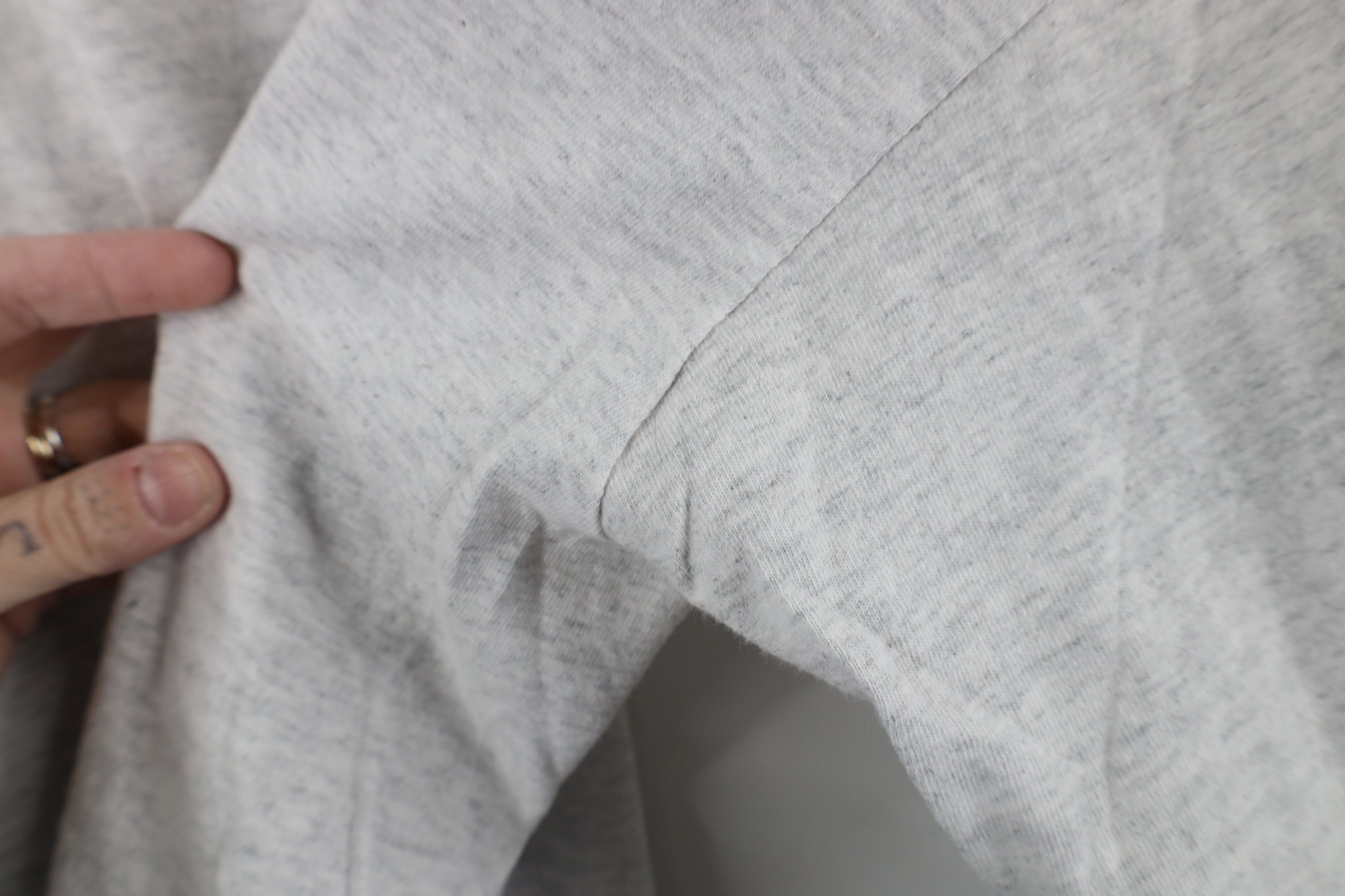Vintage Vintage 90s Streetwear Long Sleeve T-Shirt Heather Gray Size US XXL / EU 58 / 5 - 6 Thumbnail