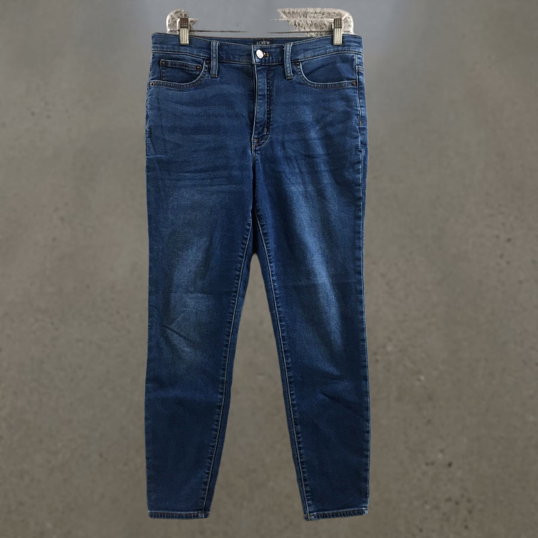 J.Crew J.Crew Skinny Jeans Womens 30 Mid Rise Medium Blue Zip Fly Stretch Denim Casual Size 30" / US 8 / IT 44 - 1 Thumbnail