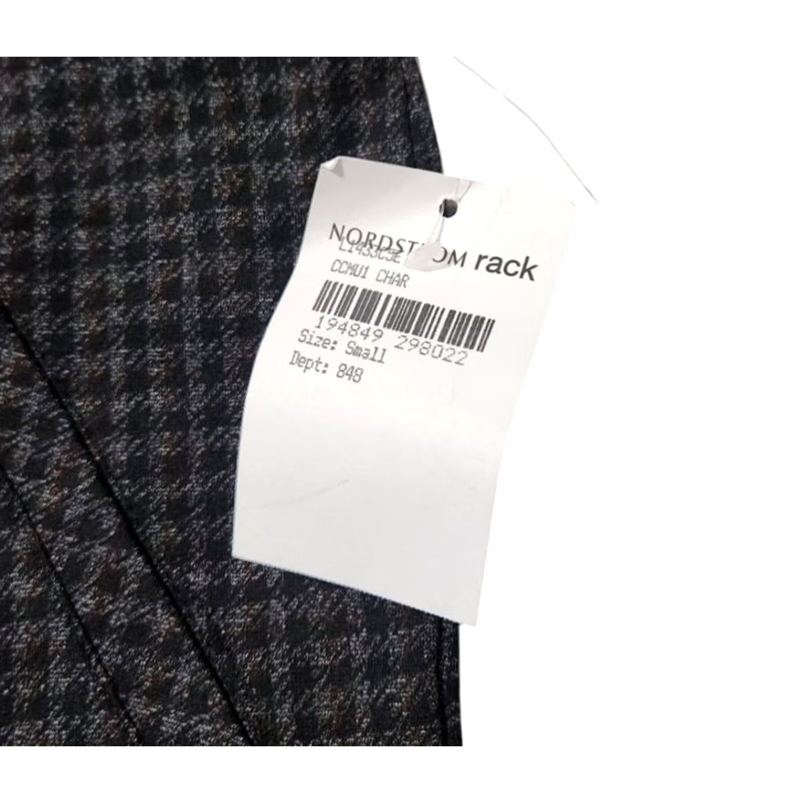 Vintage Wit & Wisdom Womens S Checker Pull On Skinny Leg Pants Gray Size 28" / US 6 / IT 42 - 4 Thumbnail