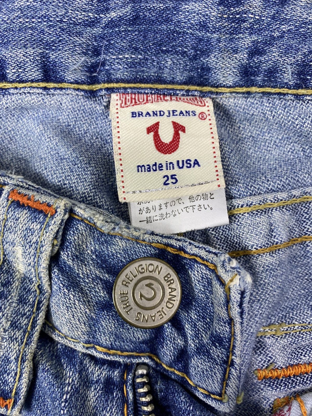 If Six Was Nine × Jean × True Religion True Relegion Distressed patchwork flare jeans - J1113 Size US 28 / EU 44 - 11 Thumbnail