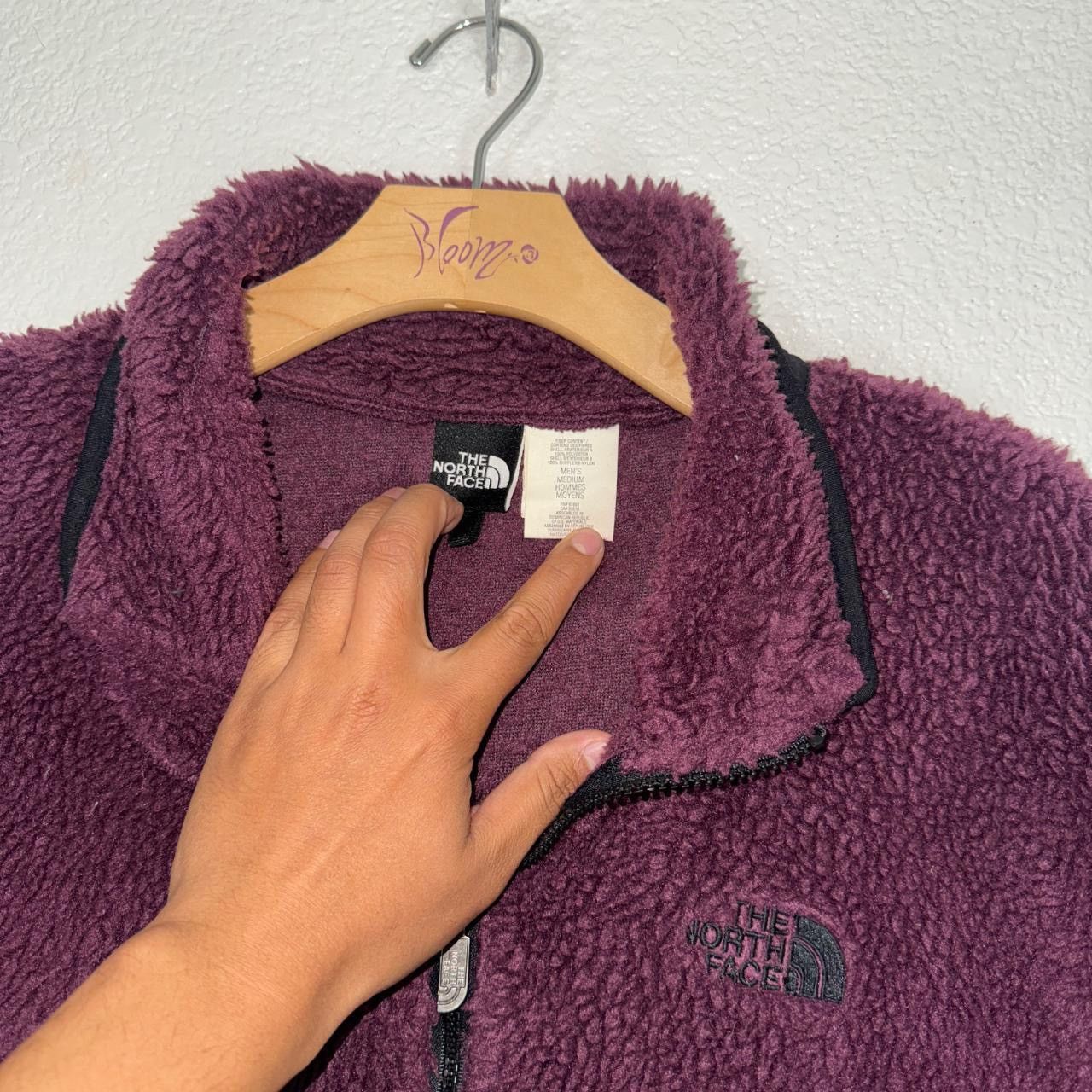 The North Face Vintage Shaggy Plum / Purple The North Face Deep Like Fleece Size US M / EU 48-50 / 2 - 2 Thumbnail