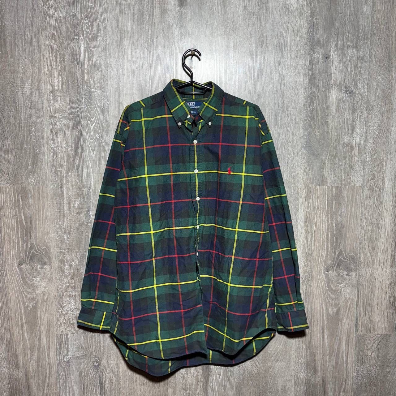 Polo Ralph Lauren Ralph Lauren Shirt Mens Sz XL Blake Plaid 100% Cotton Size US L / EU 52-54 / 3 - 1 Thumbnail