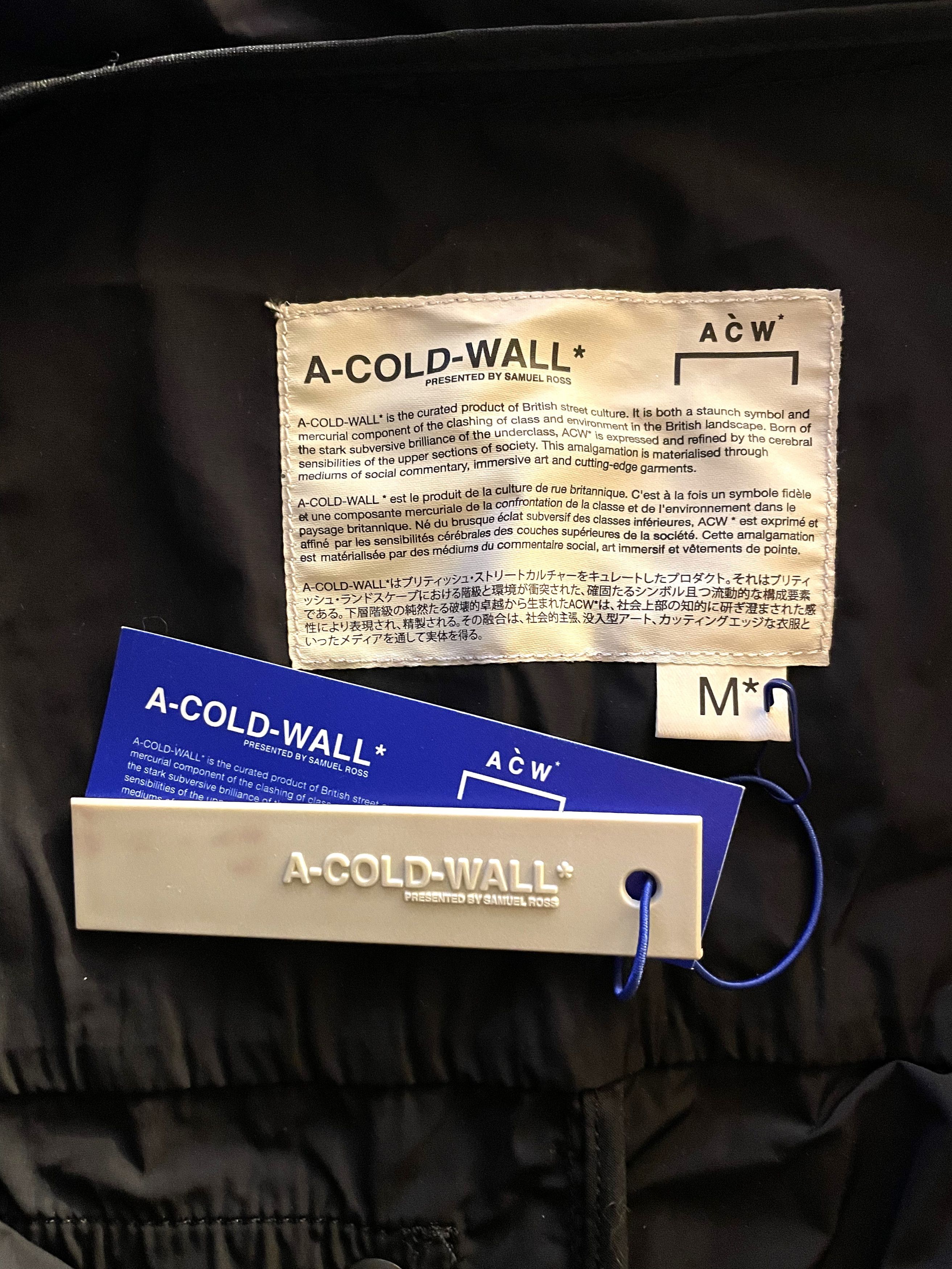 A-COLD-WALL* A-Cold-Wall* Logo Zip Up Jacket Size US M / EU 48-50 / 2 - 12 Thumbnail