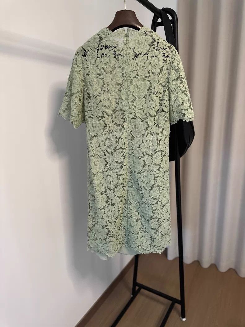 Valentino Valentino Fresh green lace skirt Size S / US 4 / IT 40 - 4 Thumbnail
