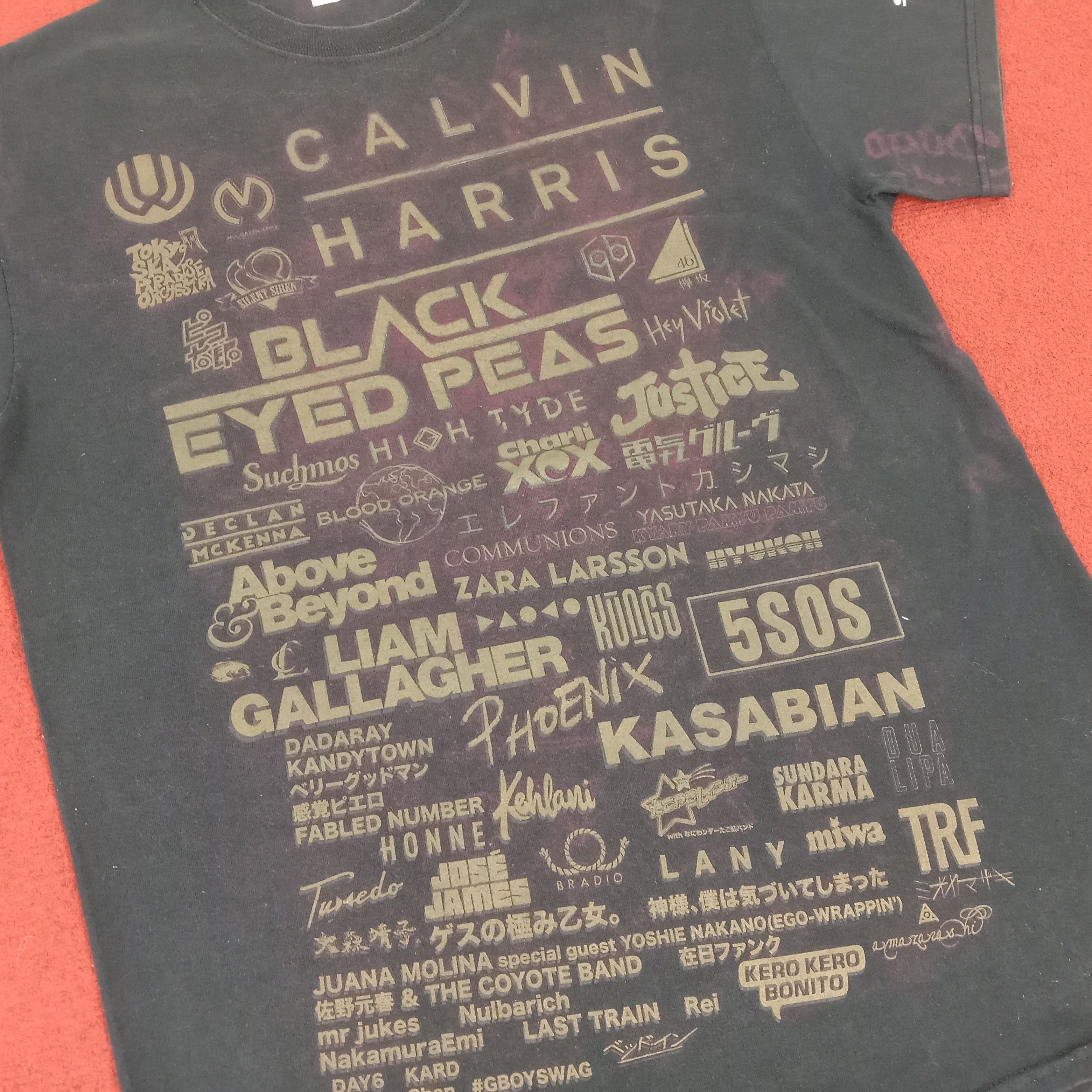 Kasabian Calvin Harris Music Festival Summer Sonic Tshirt